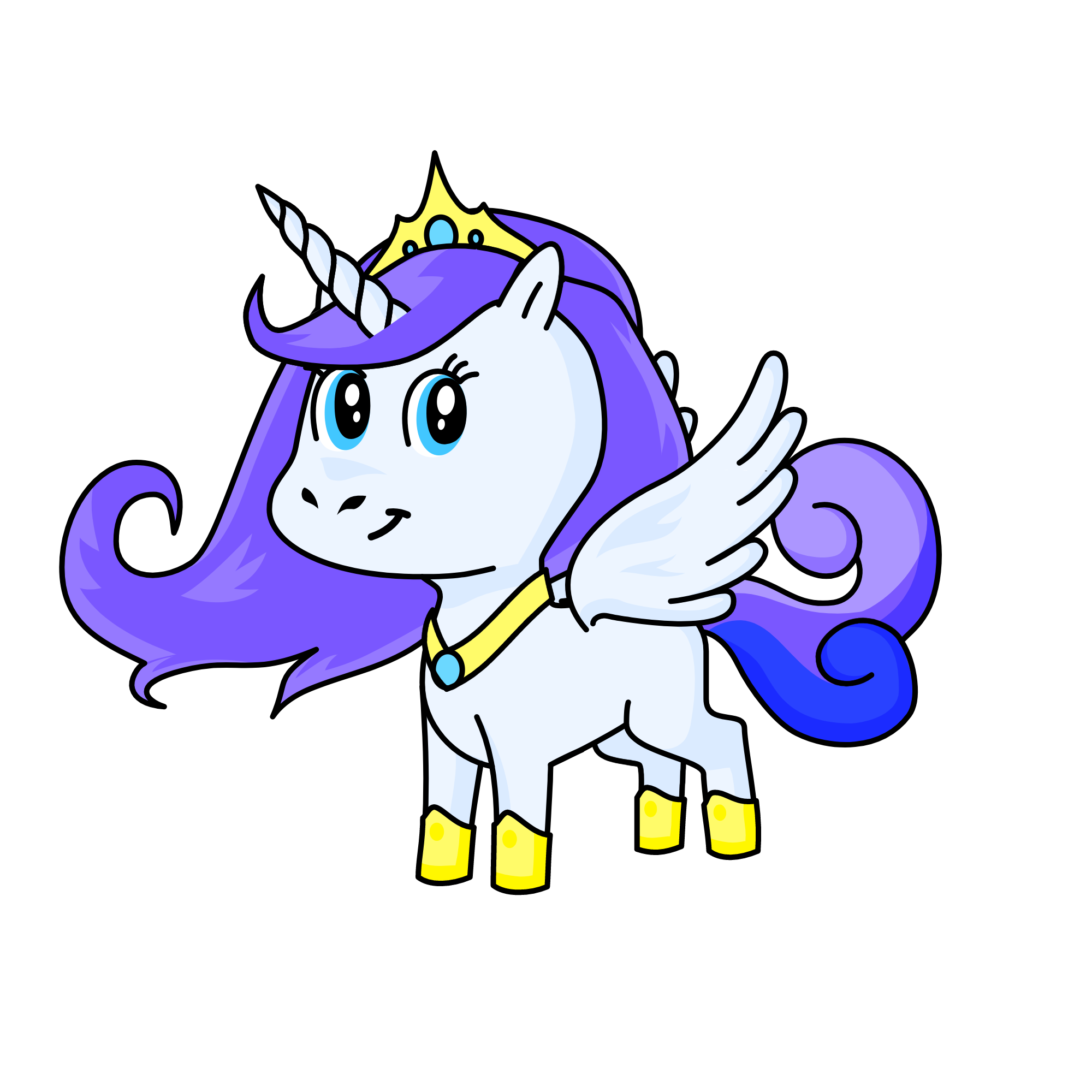Princess Celestia, the unicorn