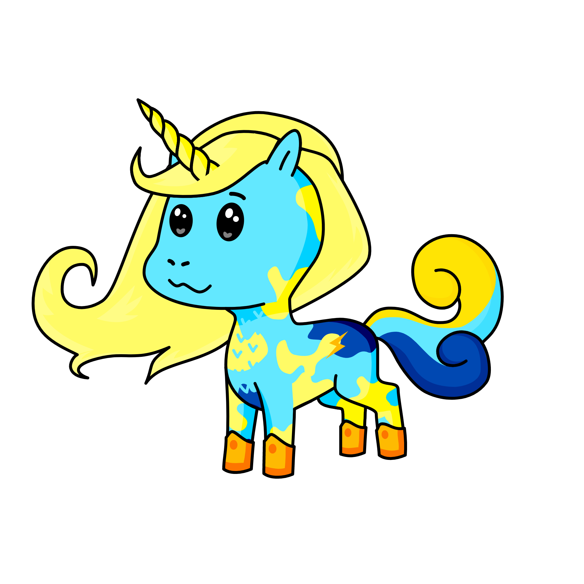 Military Unicorn Suit, the unicorn