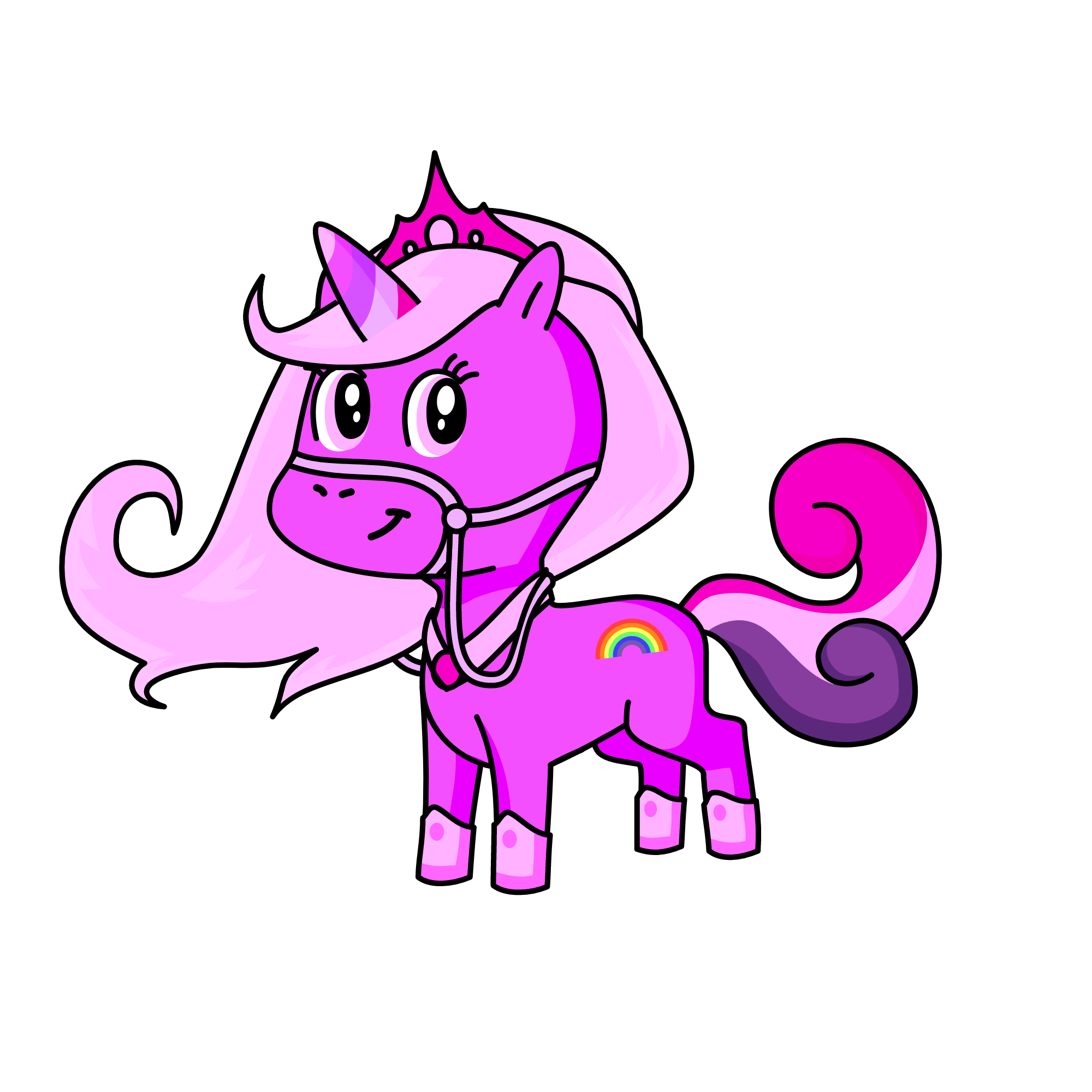 Pink Pink, the unicorn