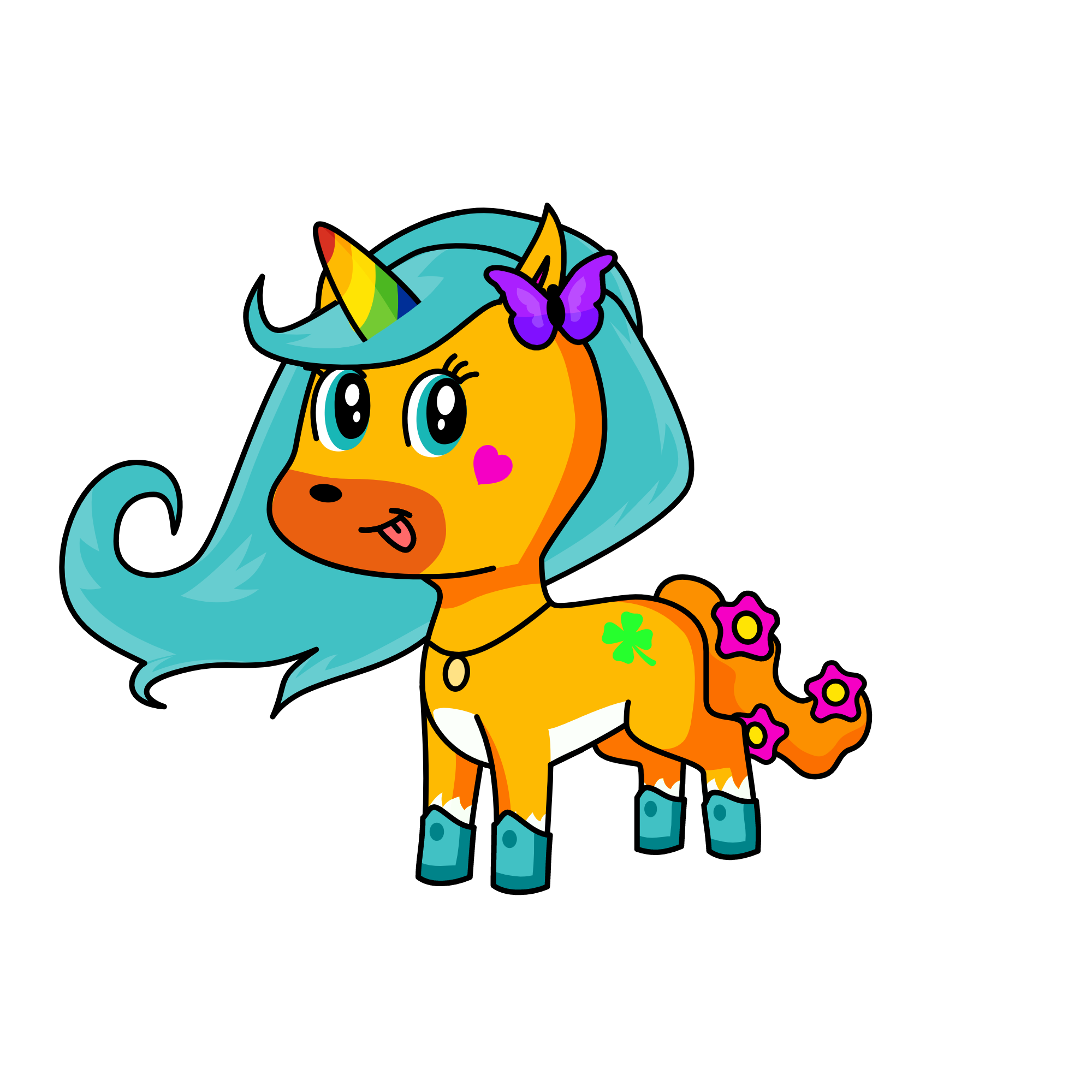 Clover, the unicorn