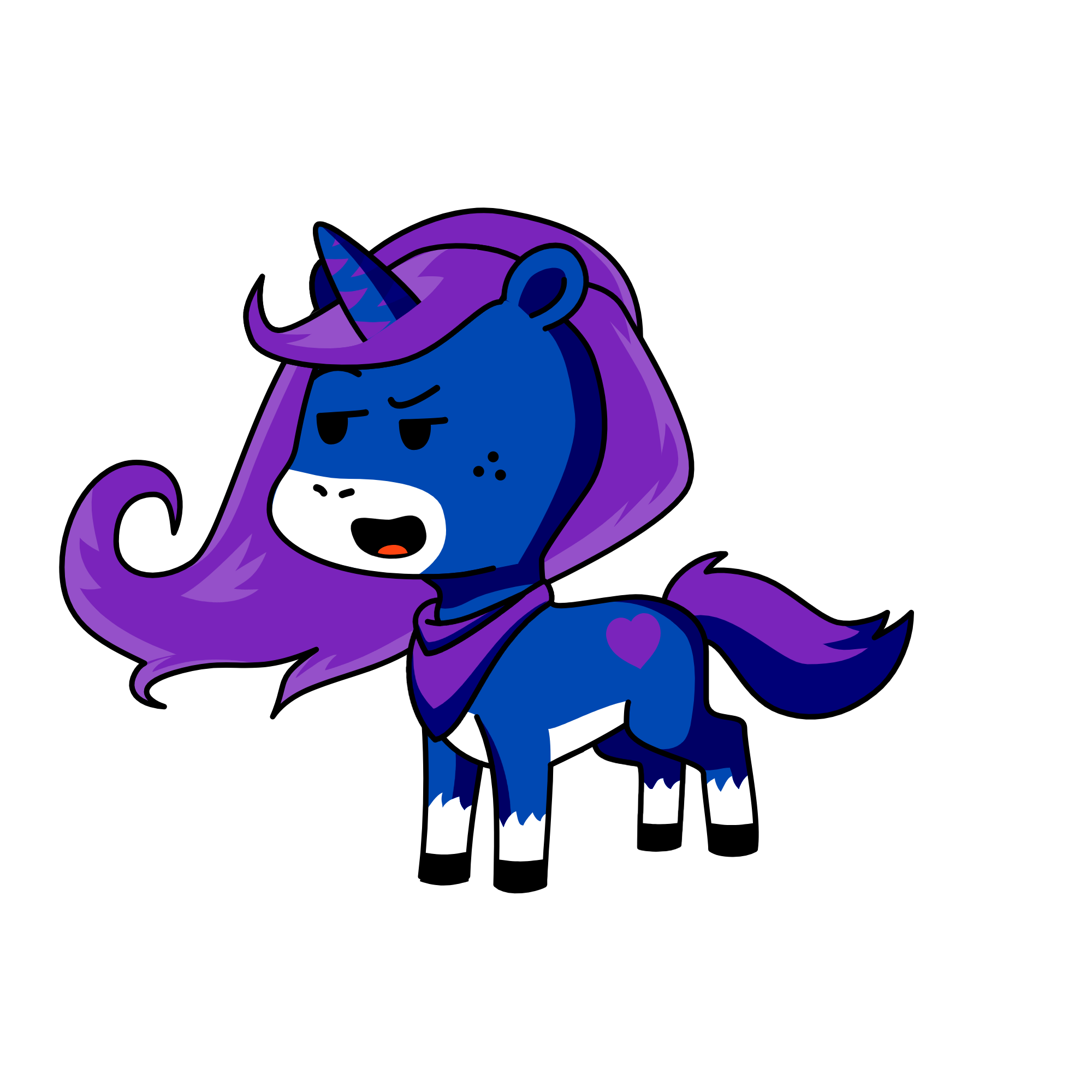darly, the unicorn