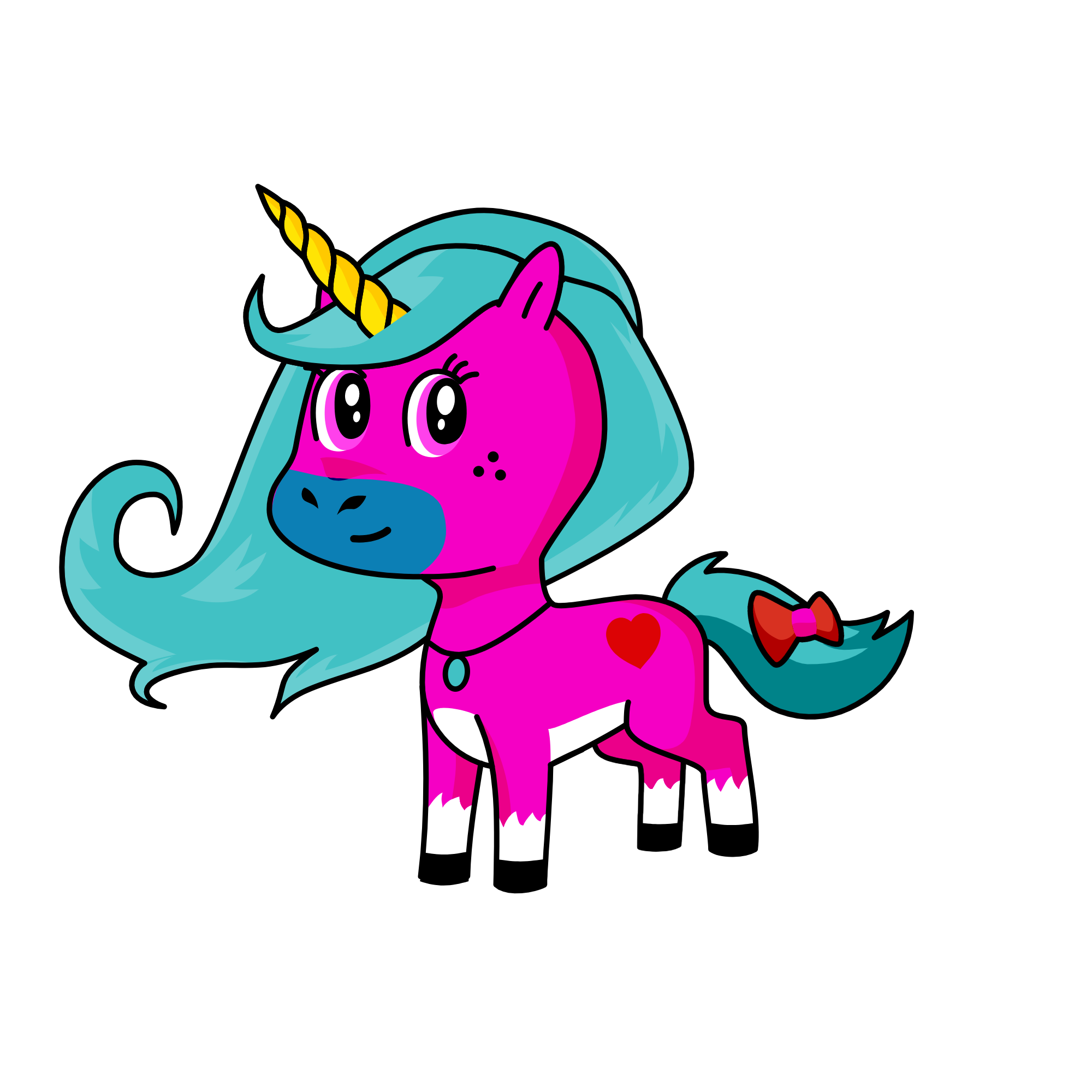 MANUELA, the unicorn