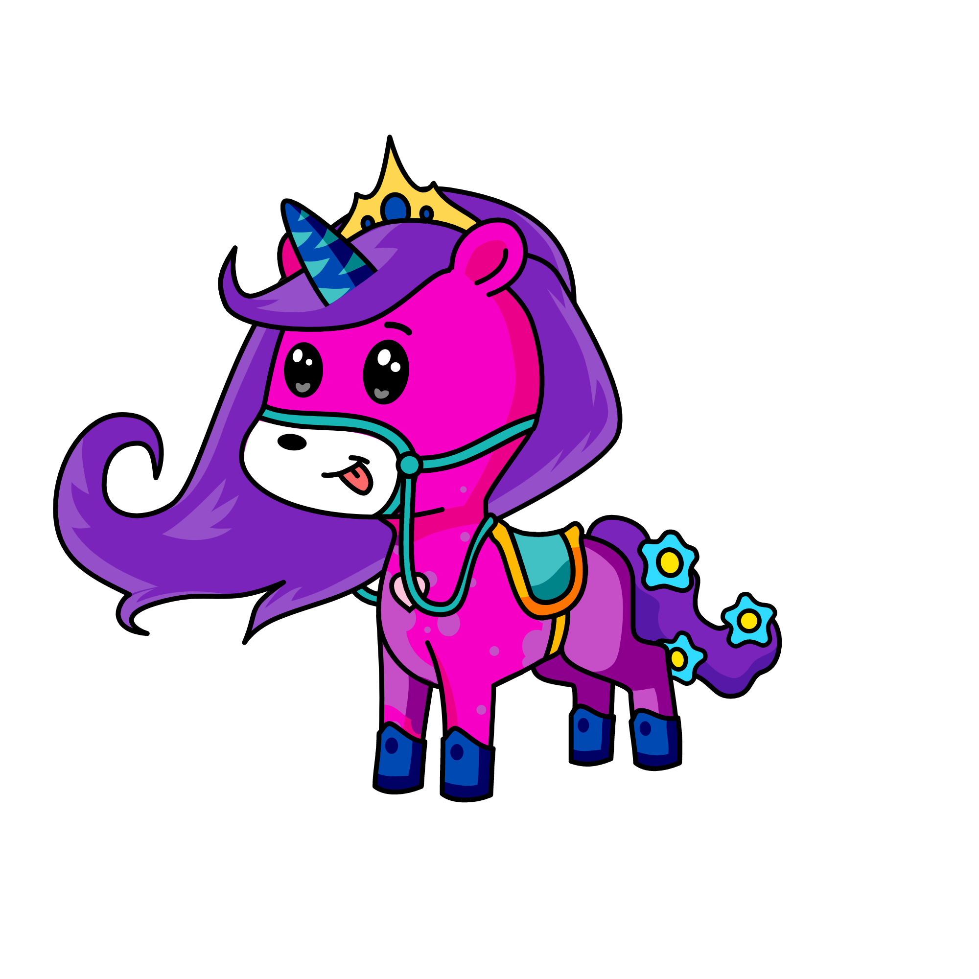 Candy, the unicorn