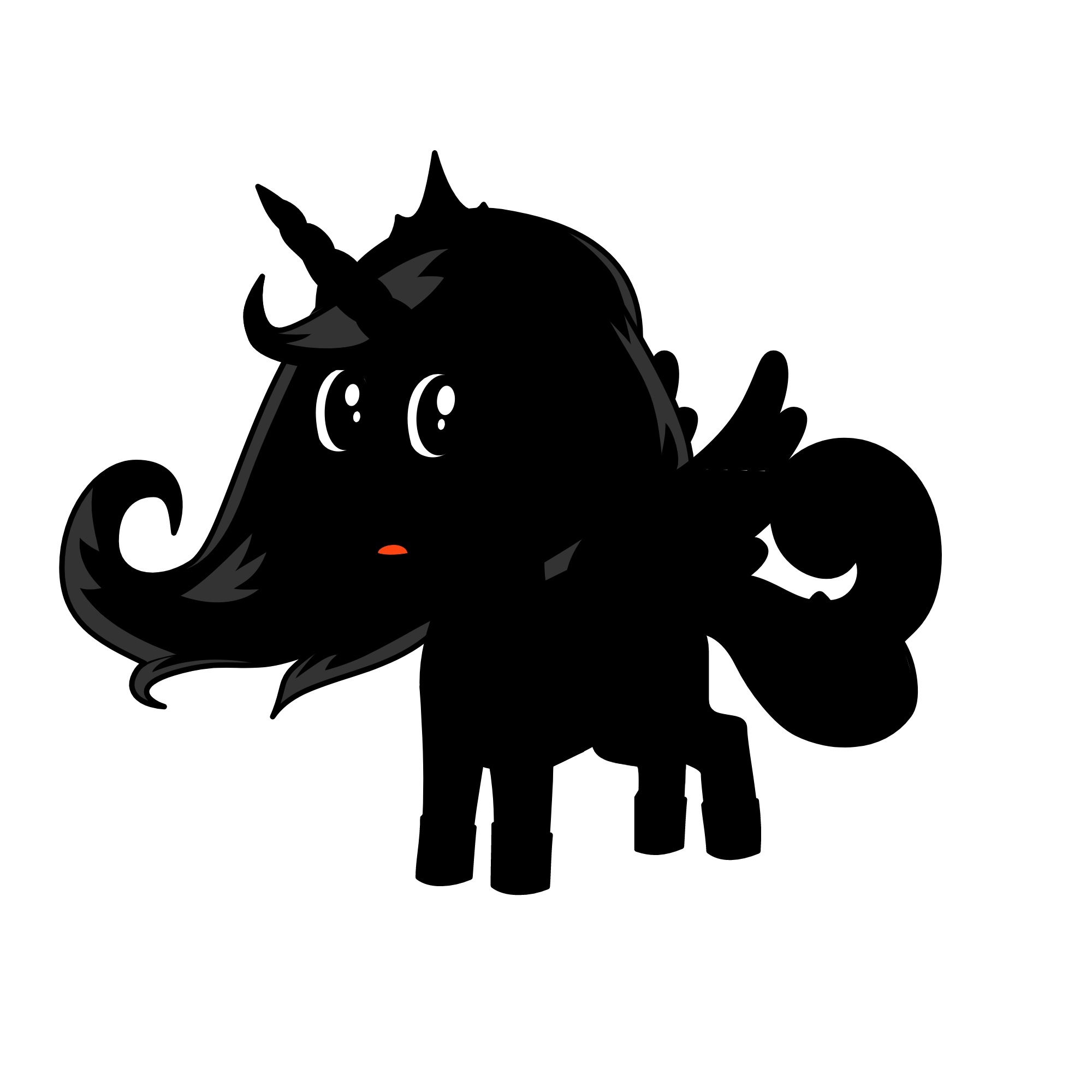dark sparkles, the unicorn