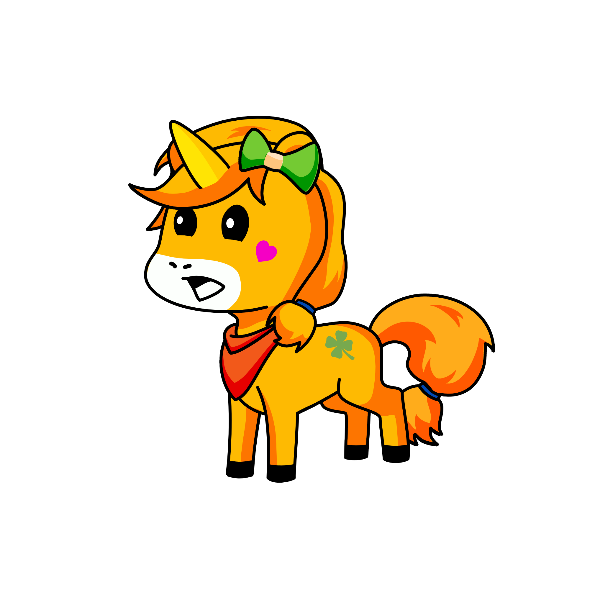 Amber, the unicorn