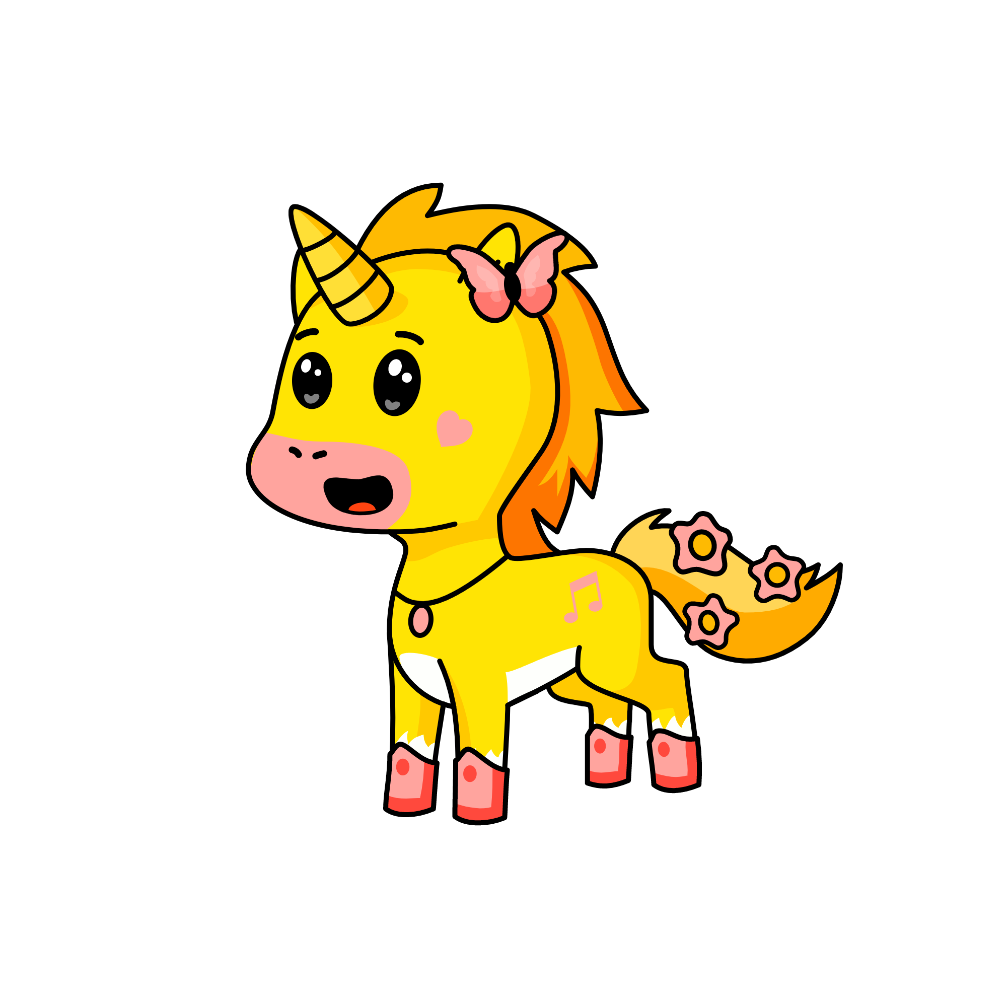 Belliette, the unicorn