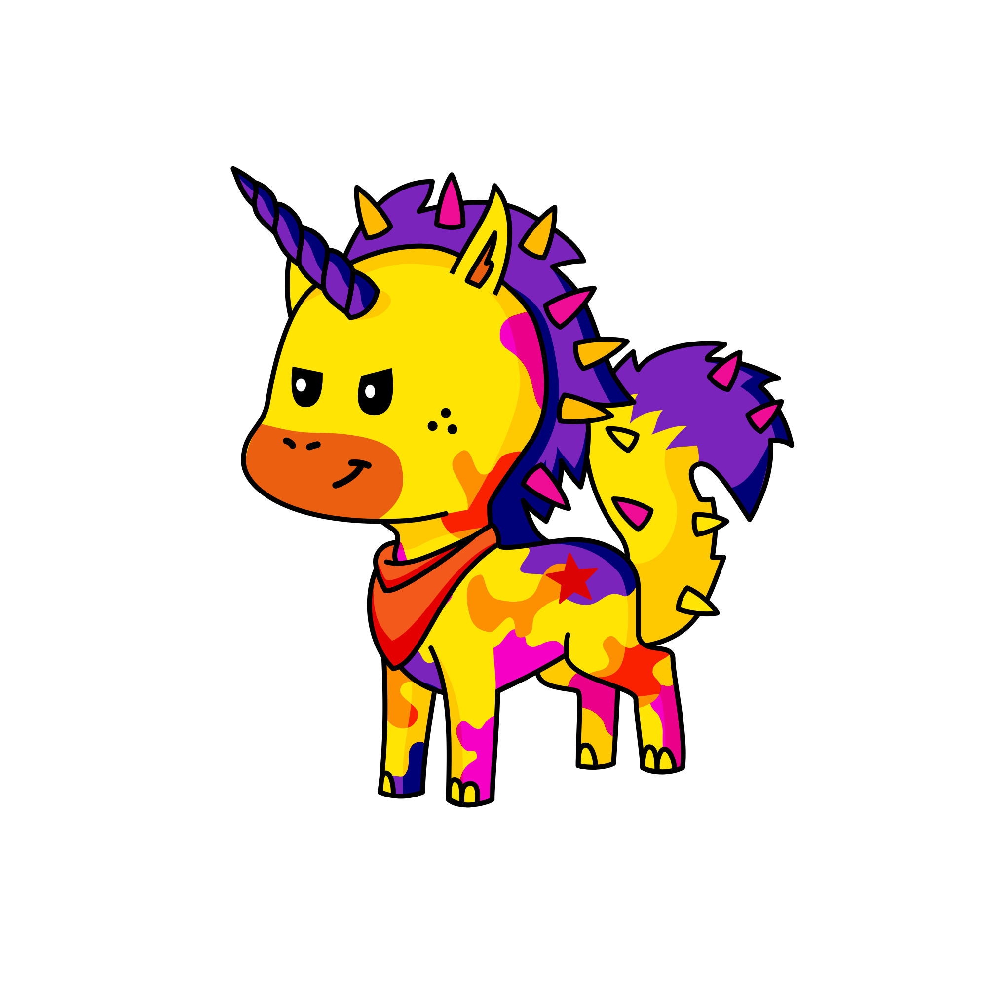 Leila (tomboy and mafia leader), the unicorn