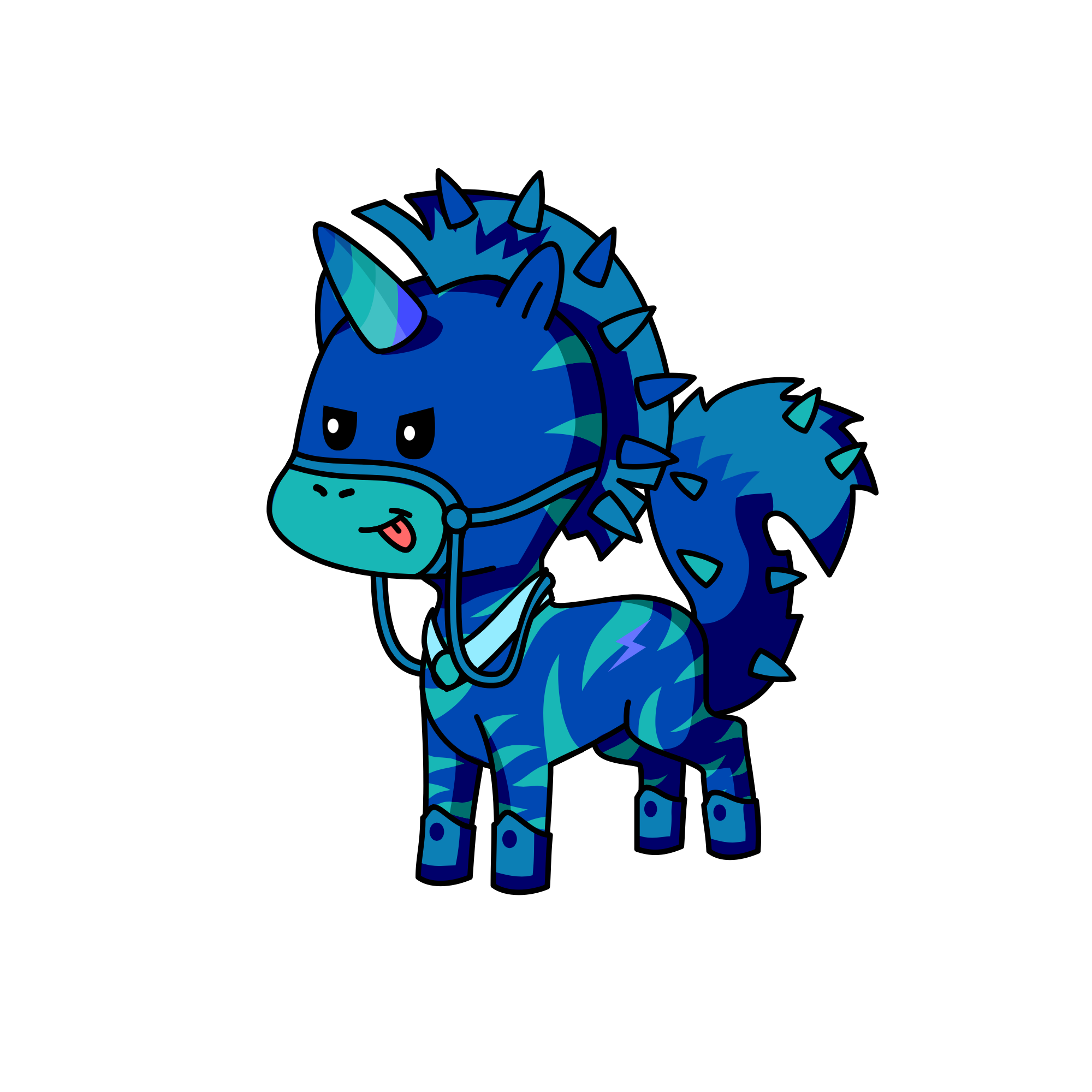 Night moons, the unicorn