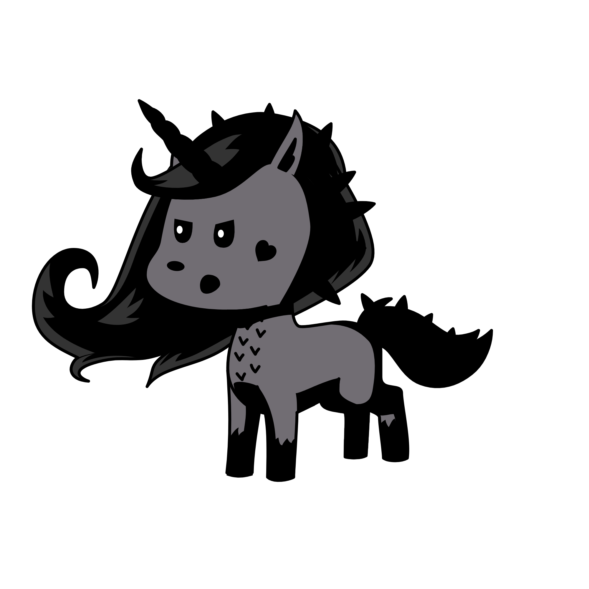 moon, the unicorn