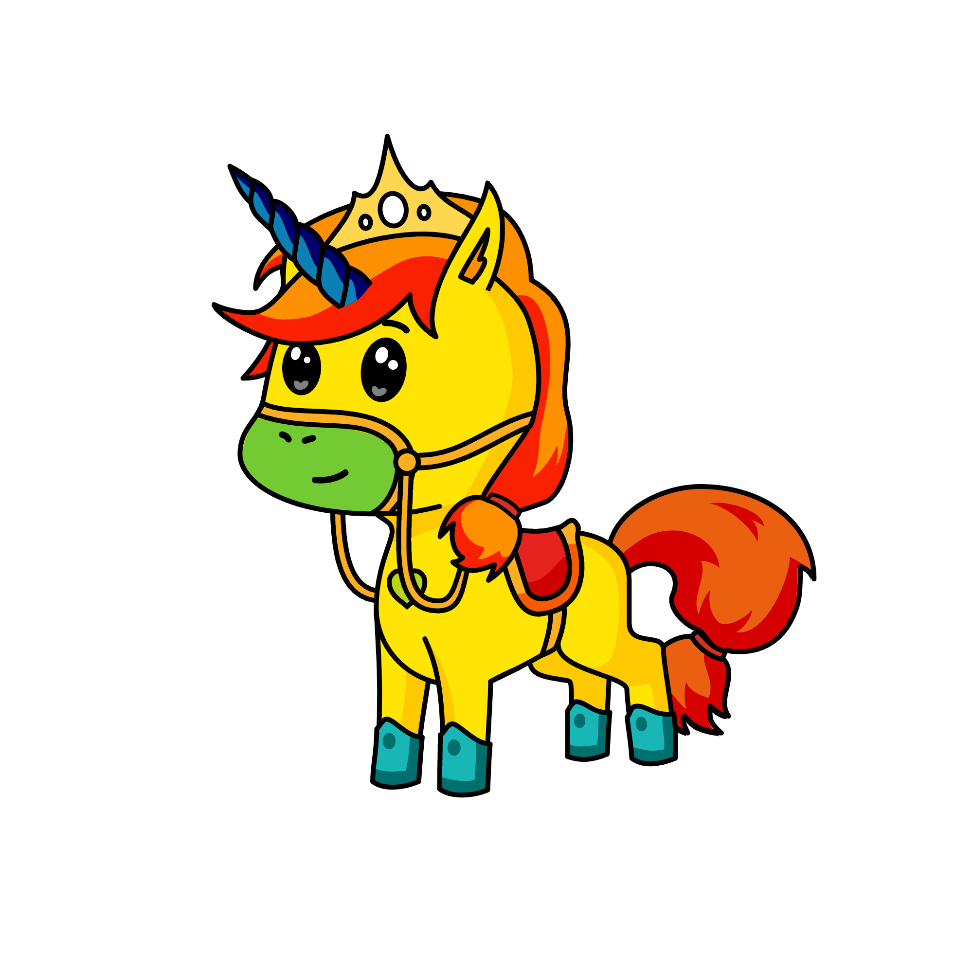 Sandy, the unicorn