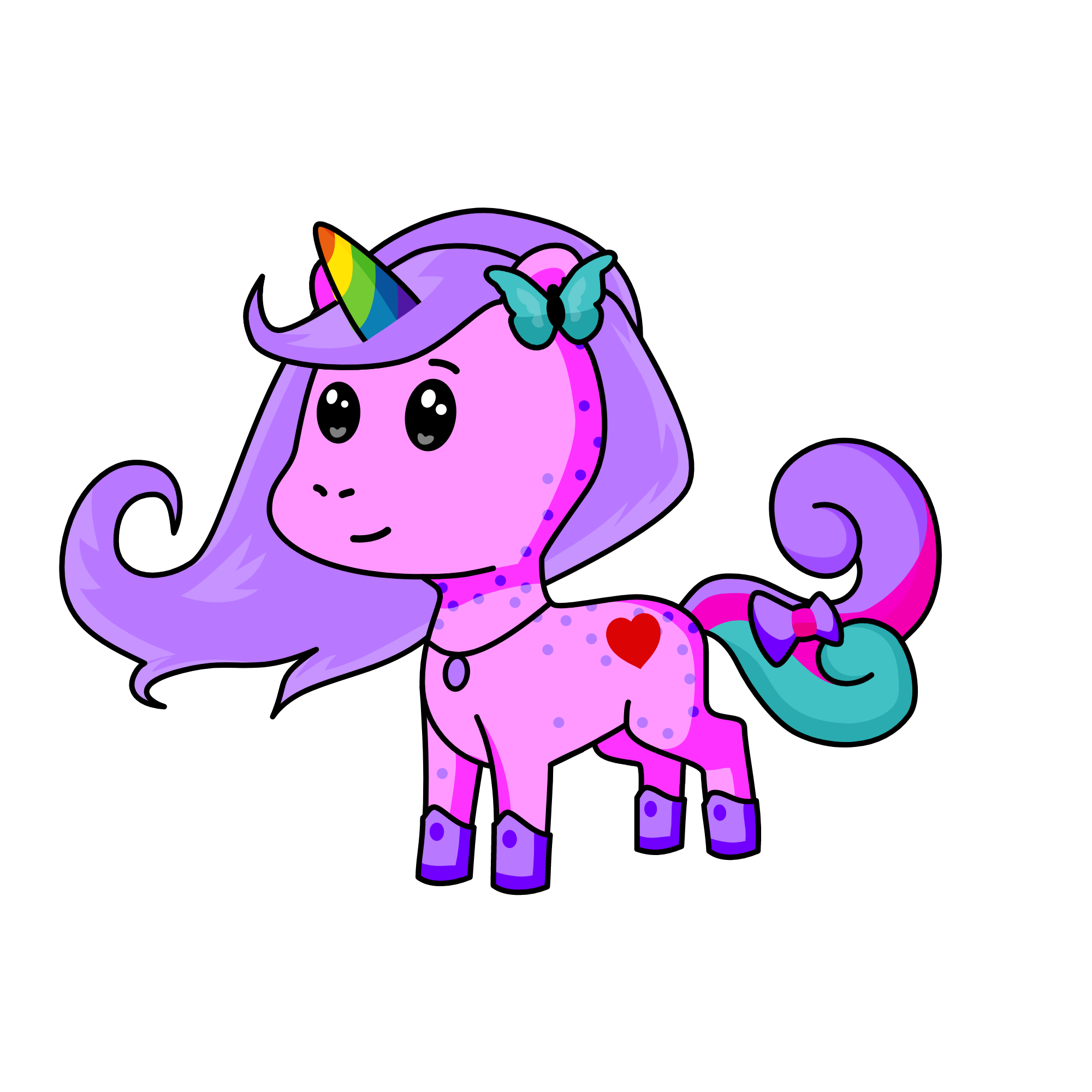Magic Rainbow, the unicorn