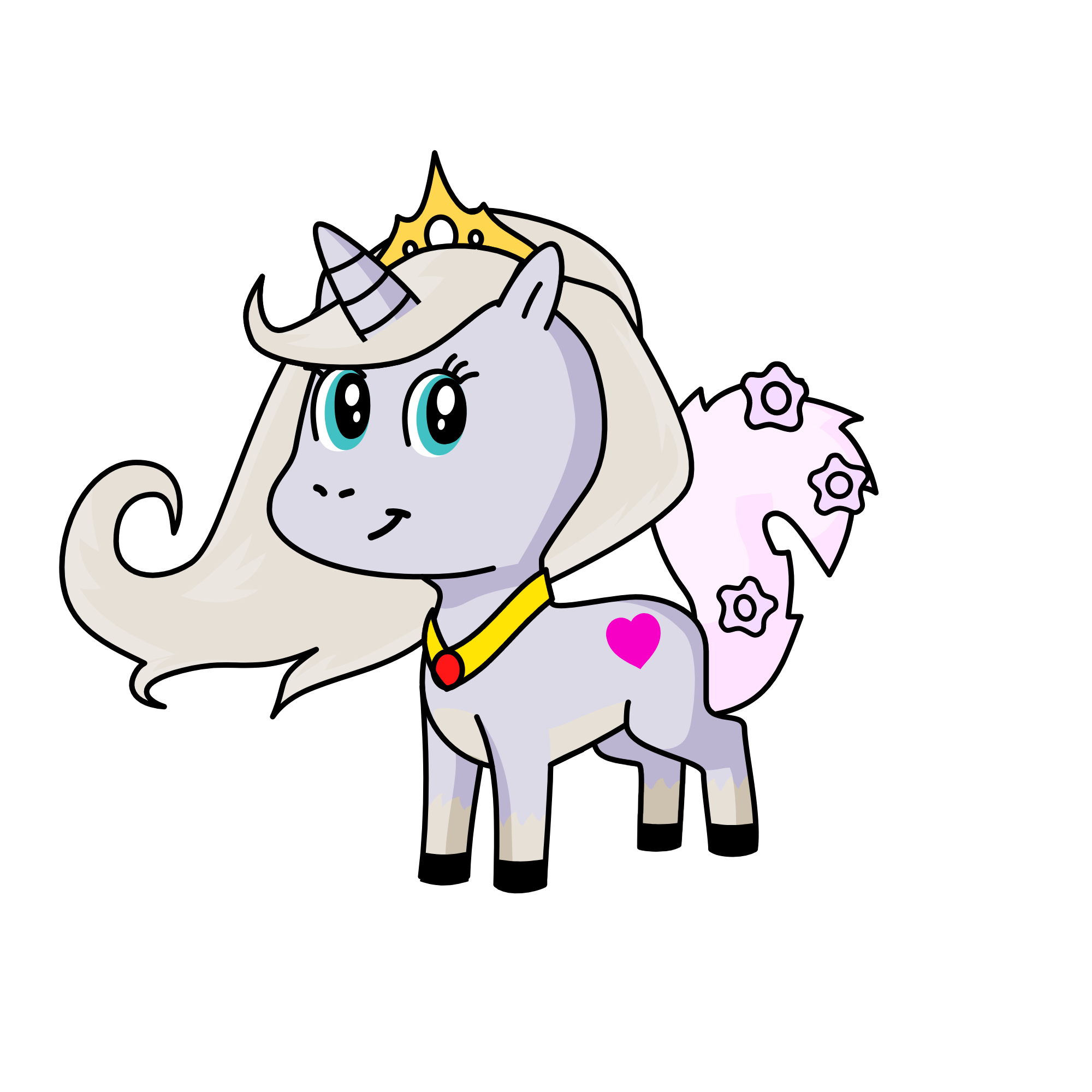 Wolfy, the unicorn