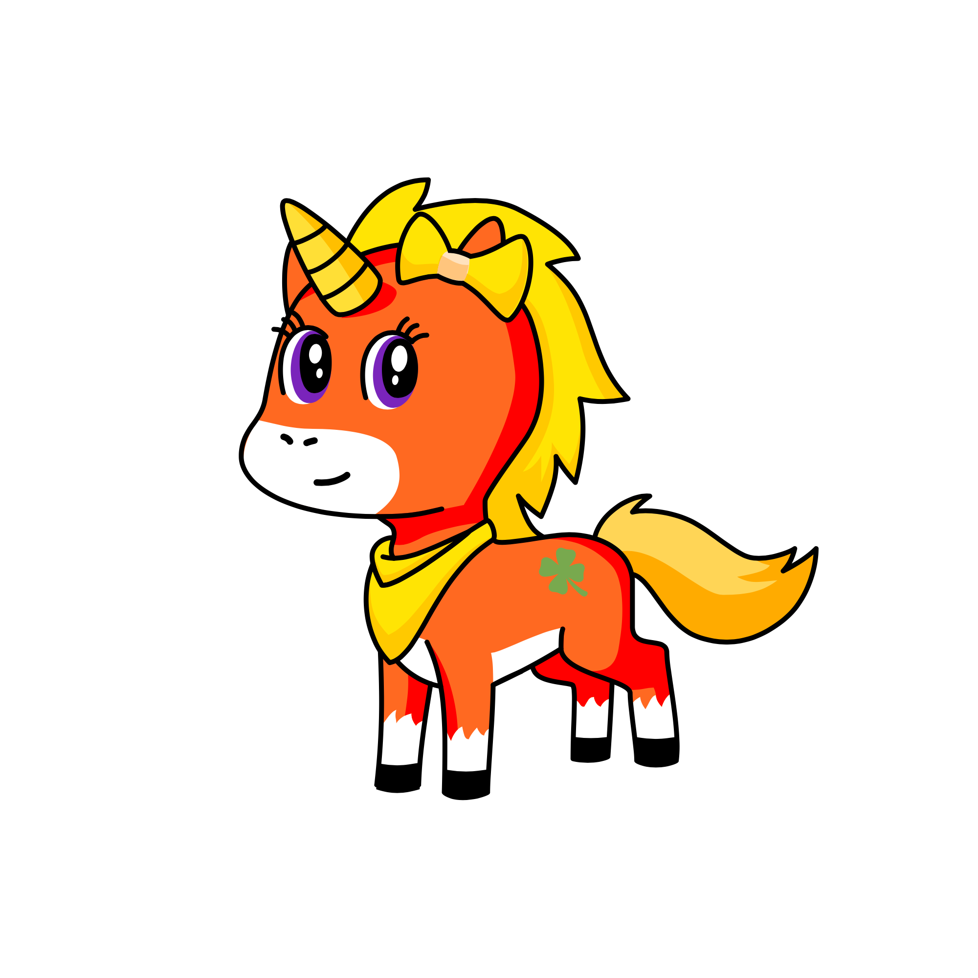 Bright Shine, the unicorn