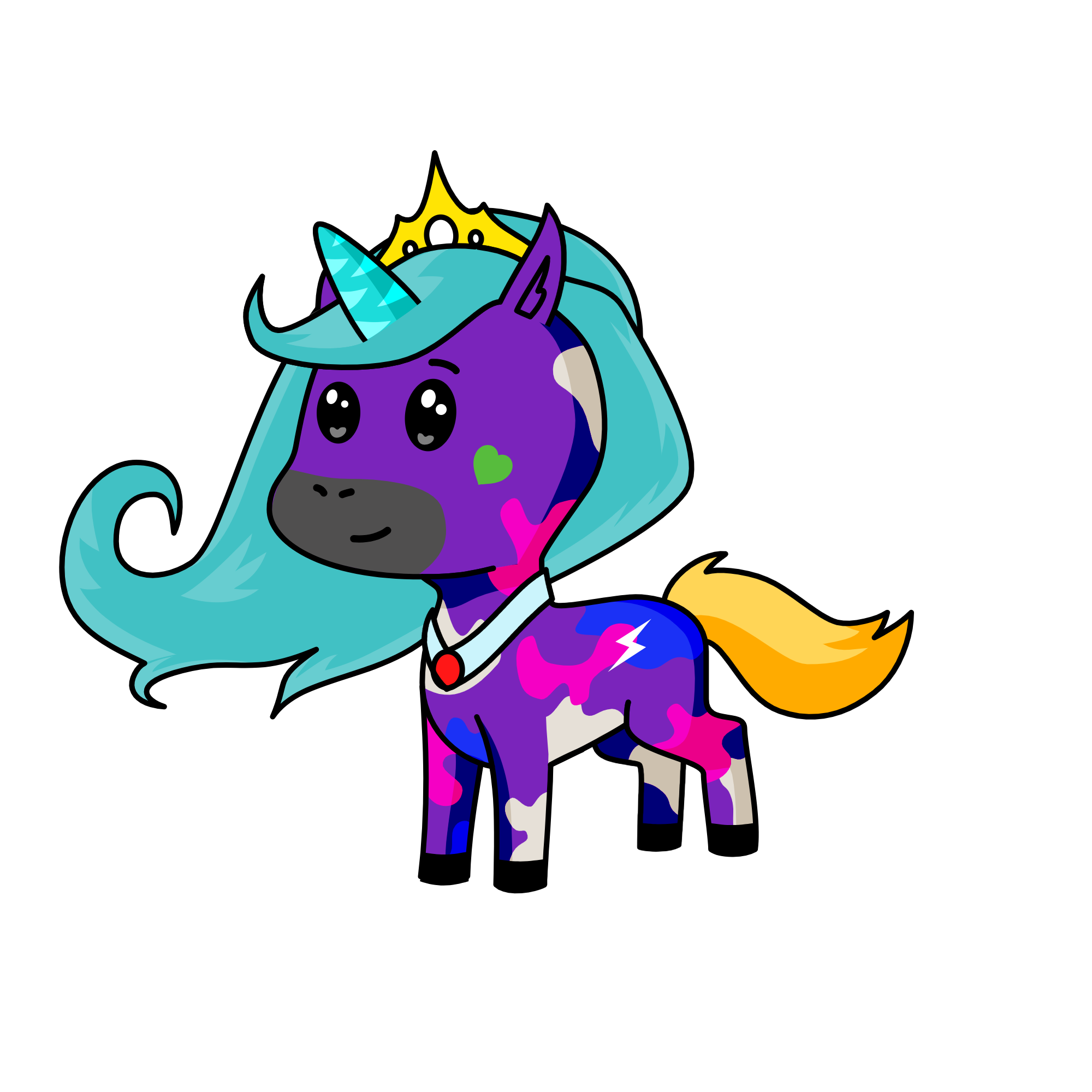 Night Uni, the unicorn