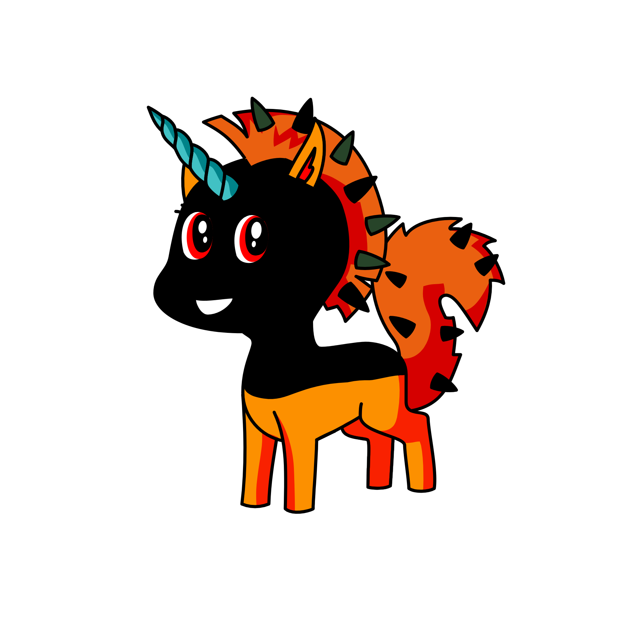infected tigry, the unicorn