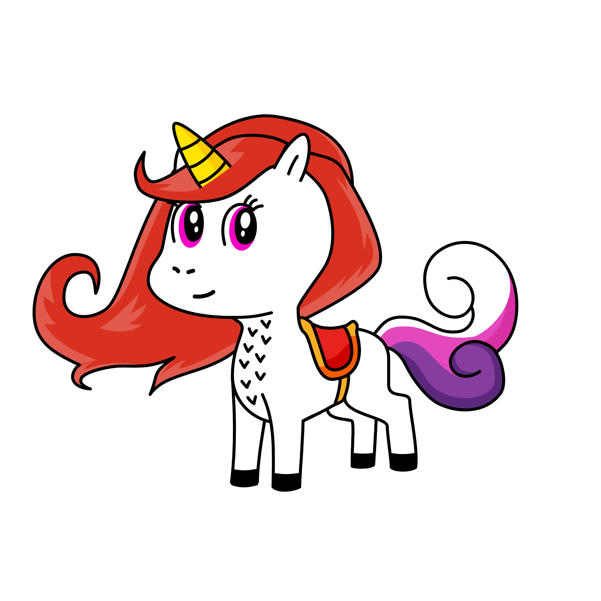 Arial, the unicorn