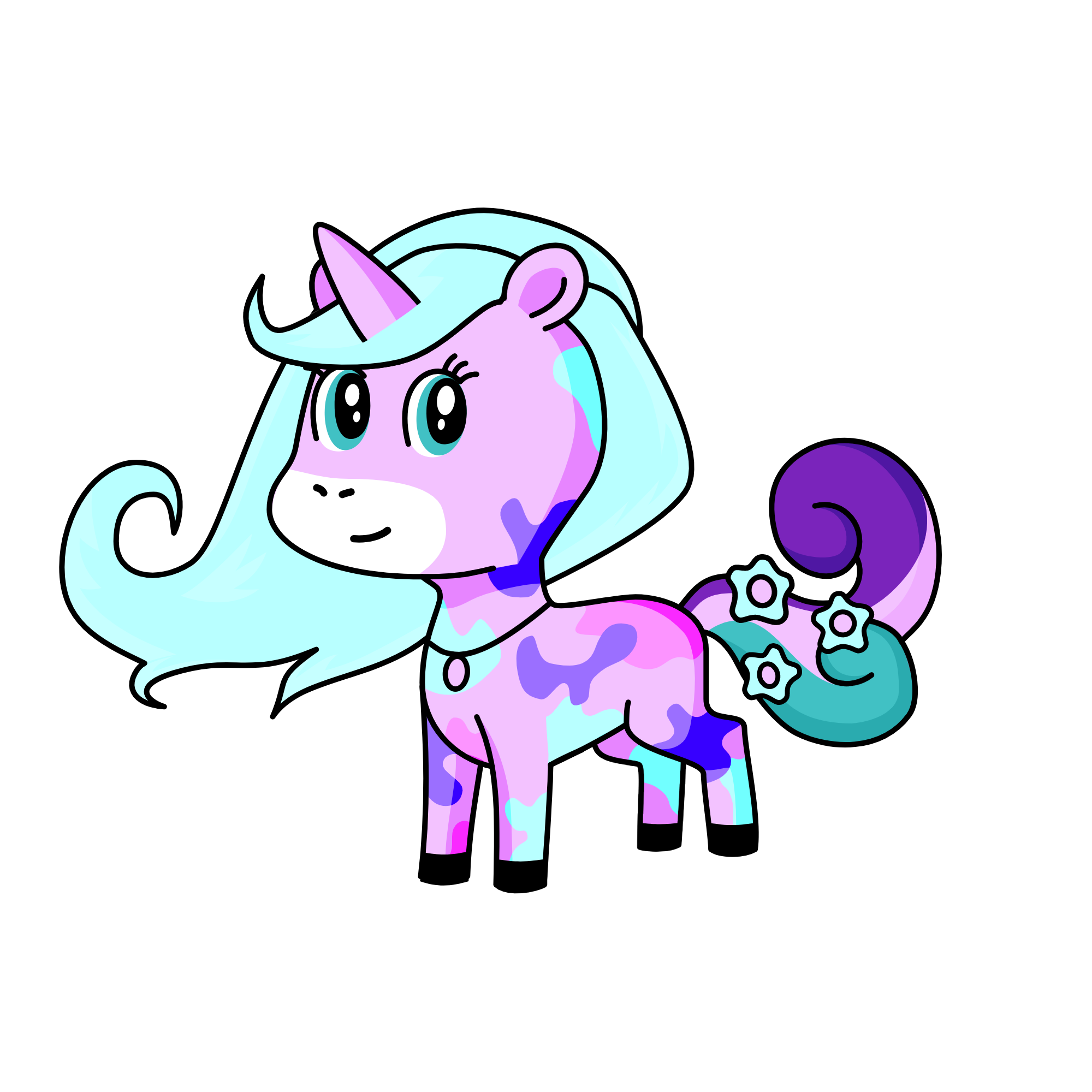 Fluffy, the unicorn