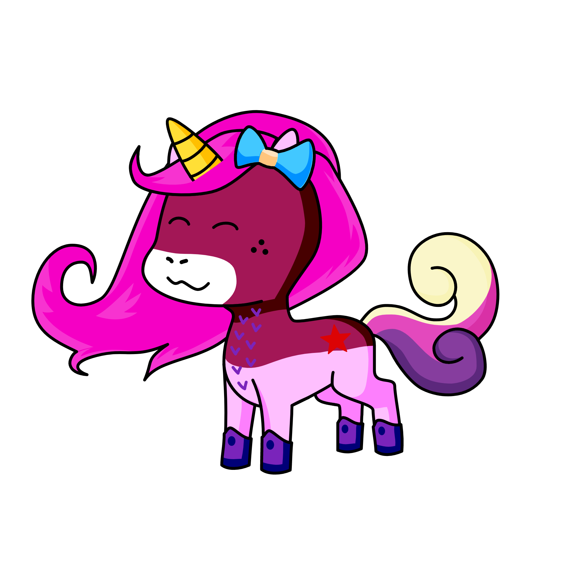 Sweet and Salty, the unicorn