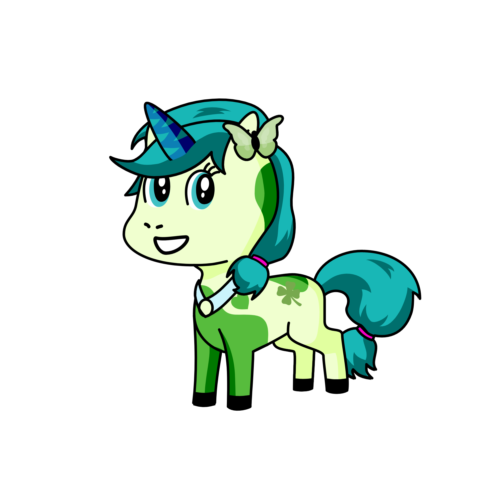 greeny, the unicorn