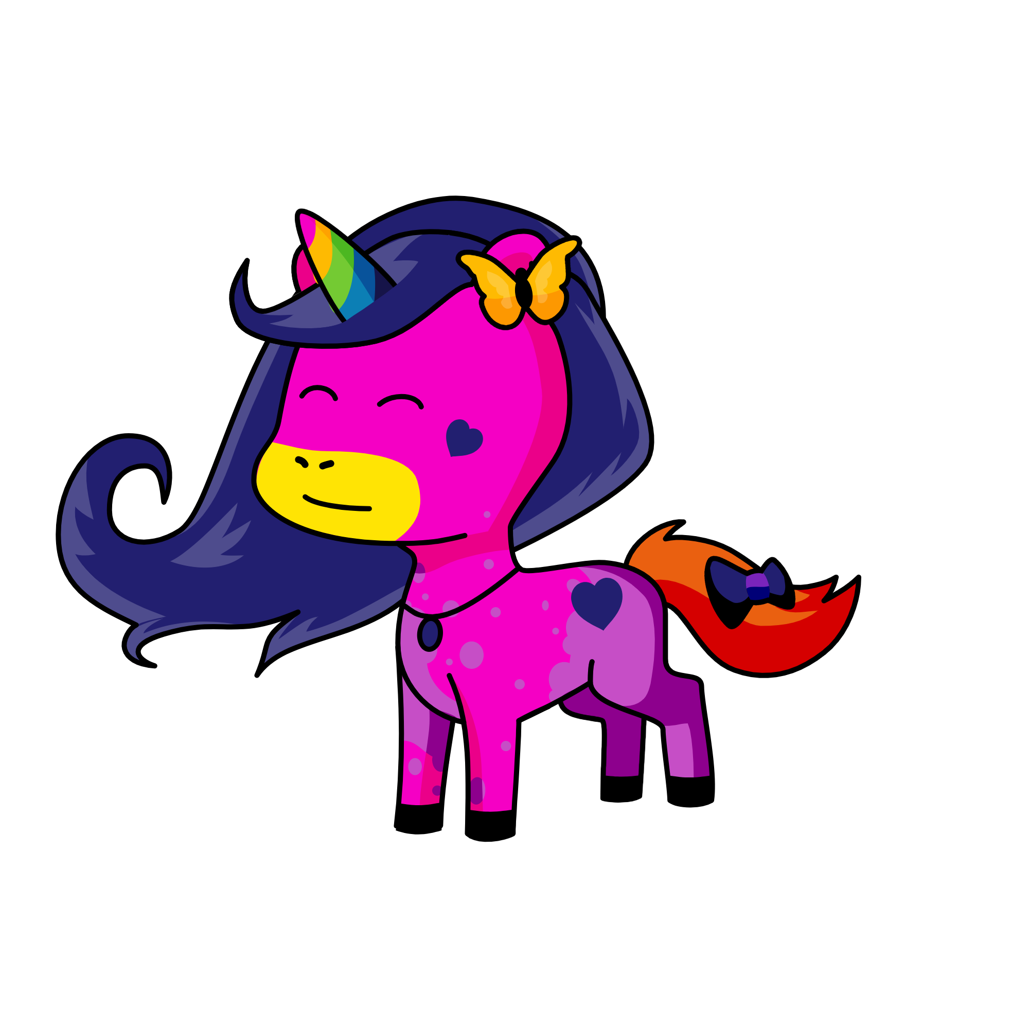 PINKY, the unicorn