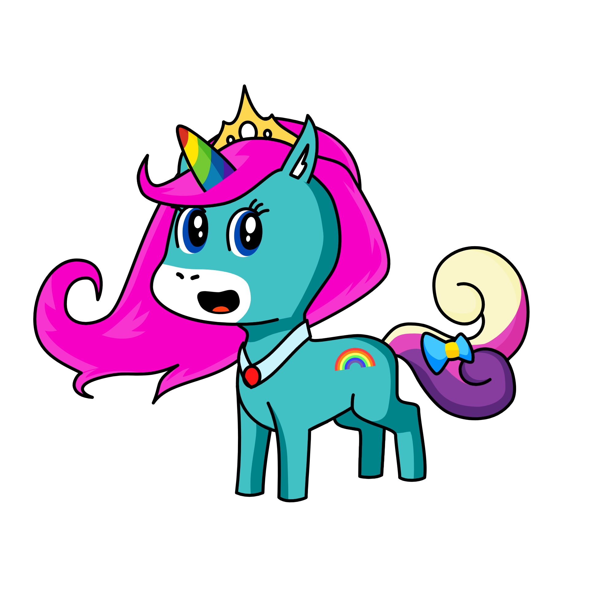 f, the unicorn