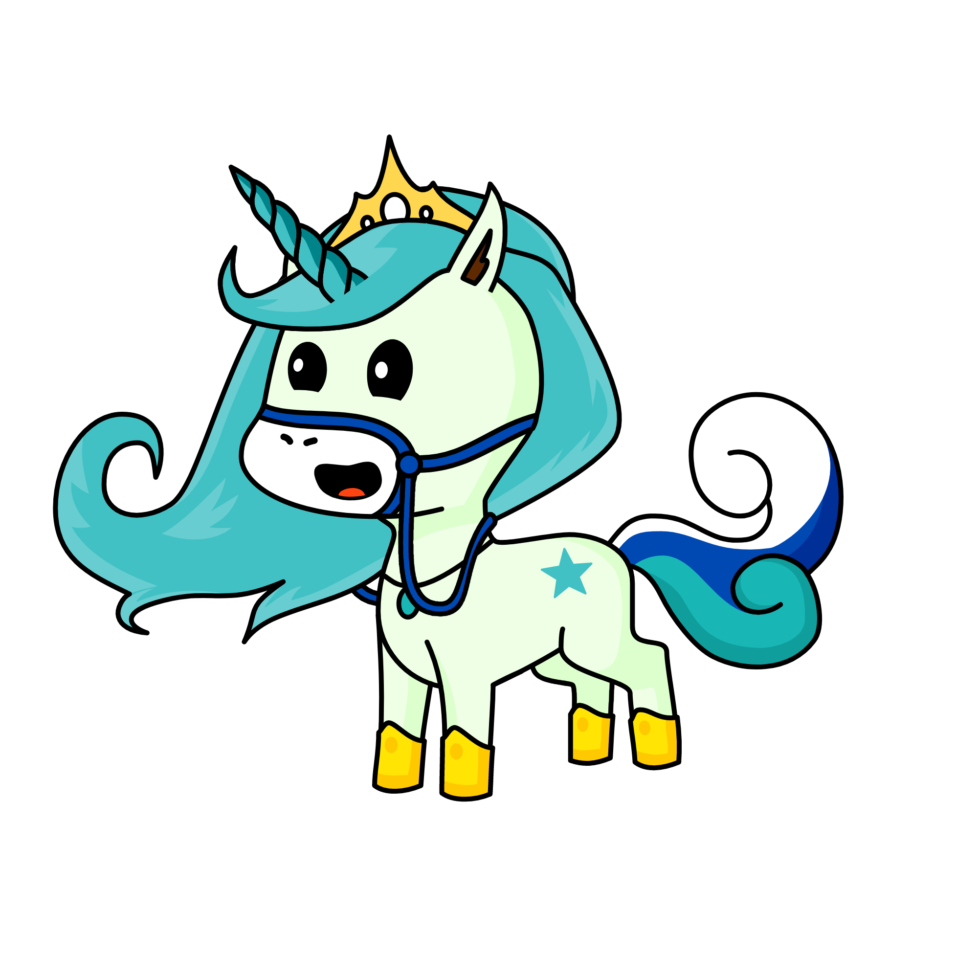 aqua, the unicorn