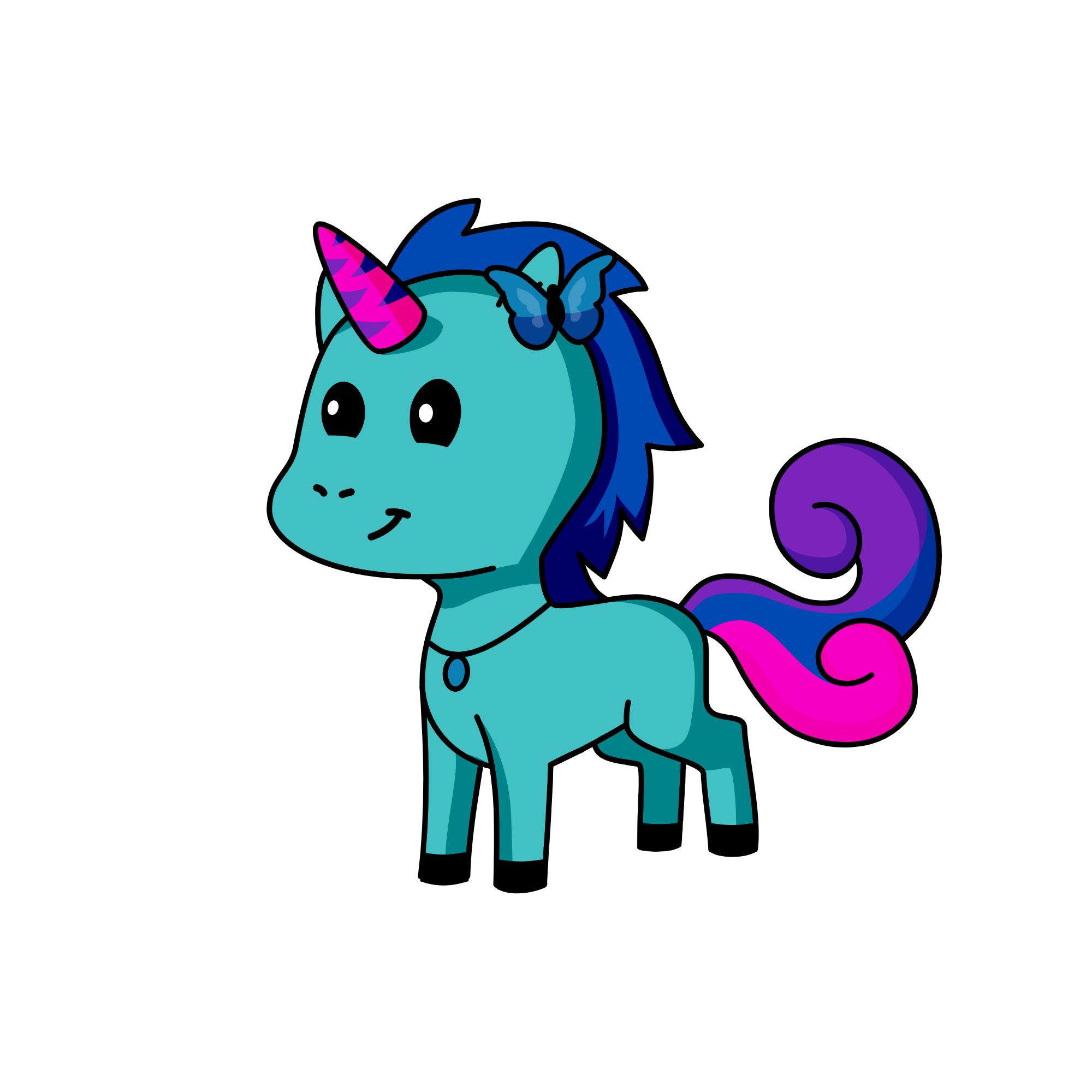Diamond, the unicorn
