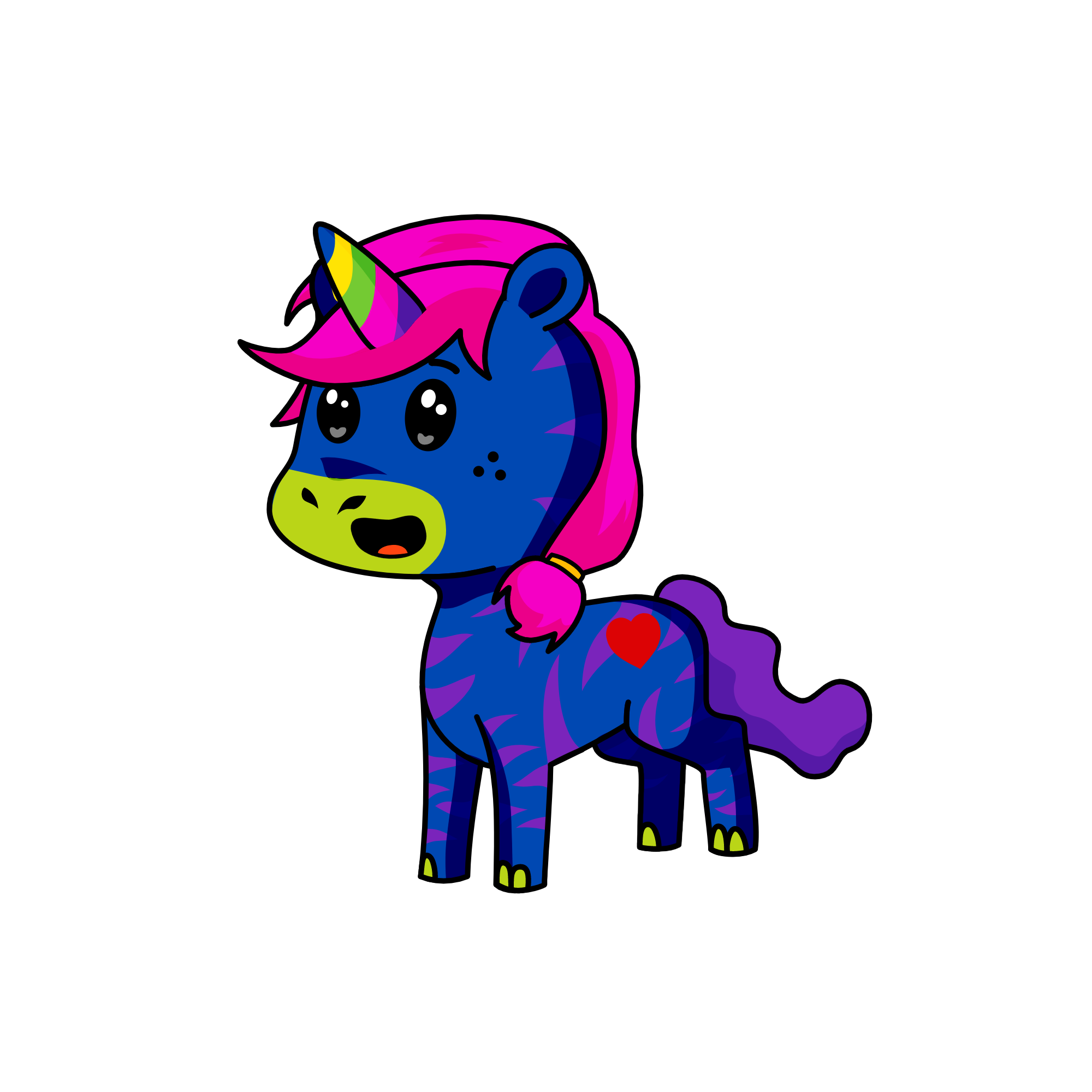 zafeera and fawwaz are noob head, the unicorn
