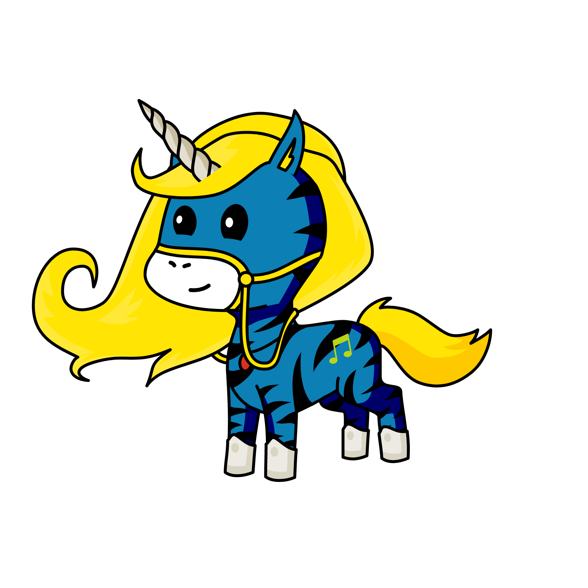Spiky Speed, the unicorn