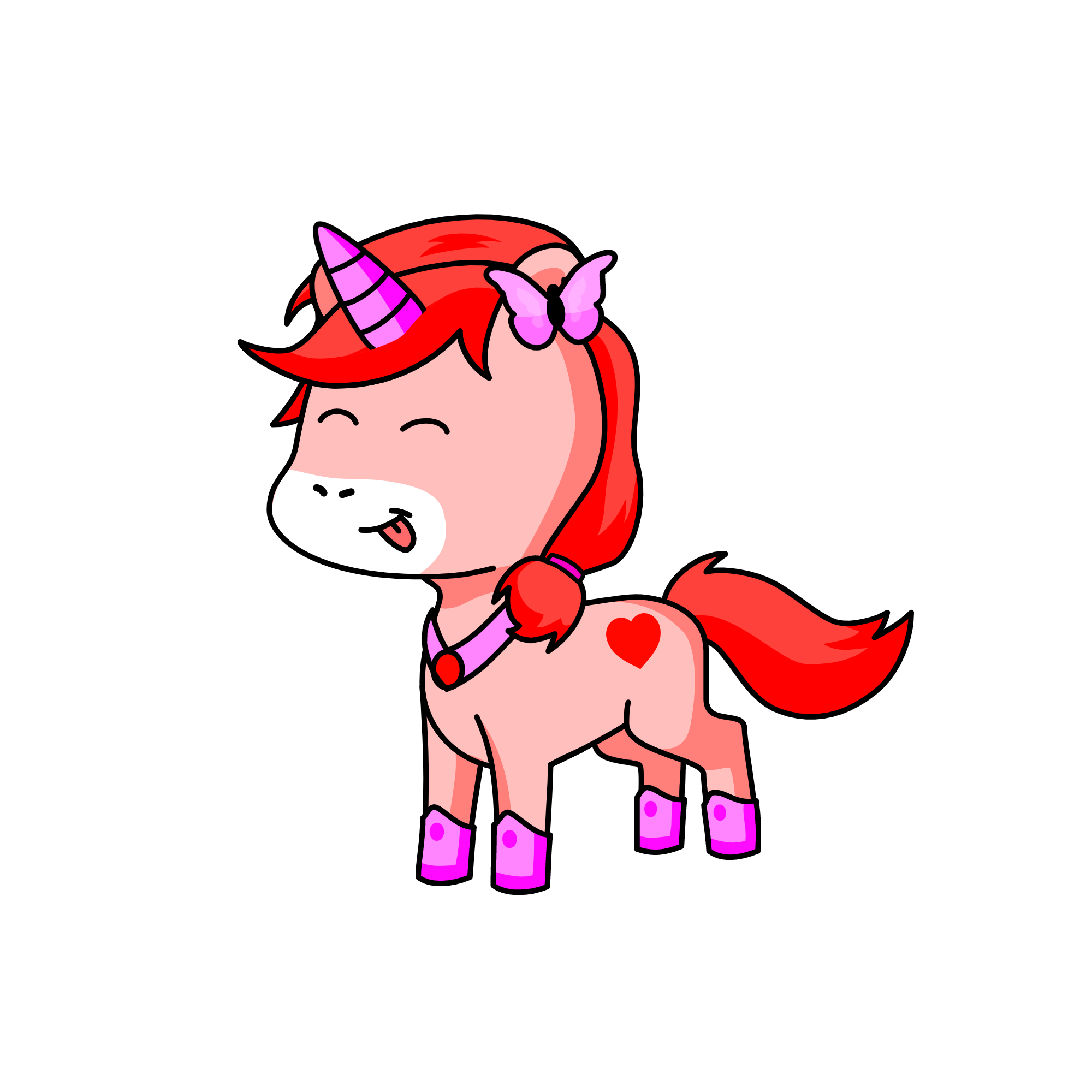 Celine, the unicorn