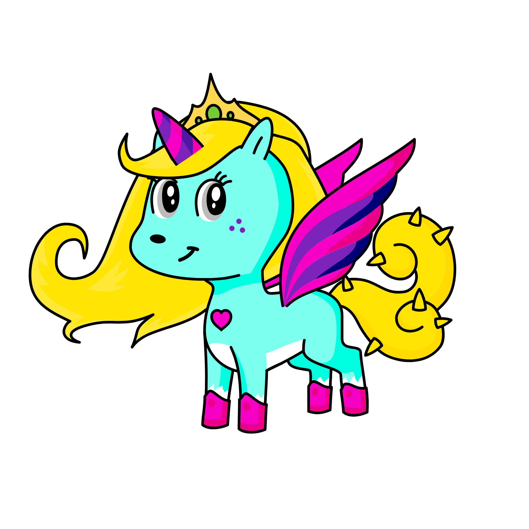 princess angel, the unicorn
