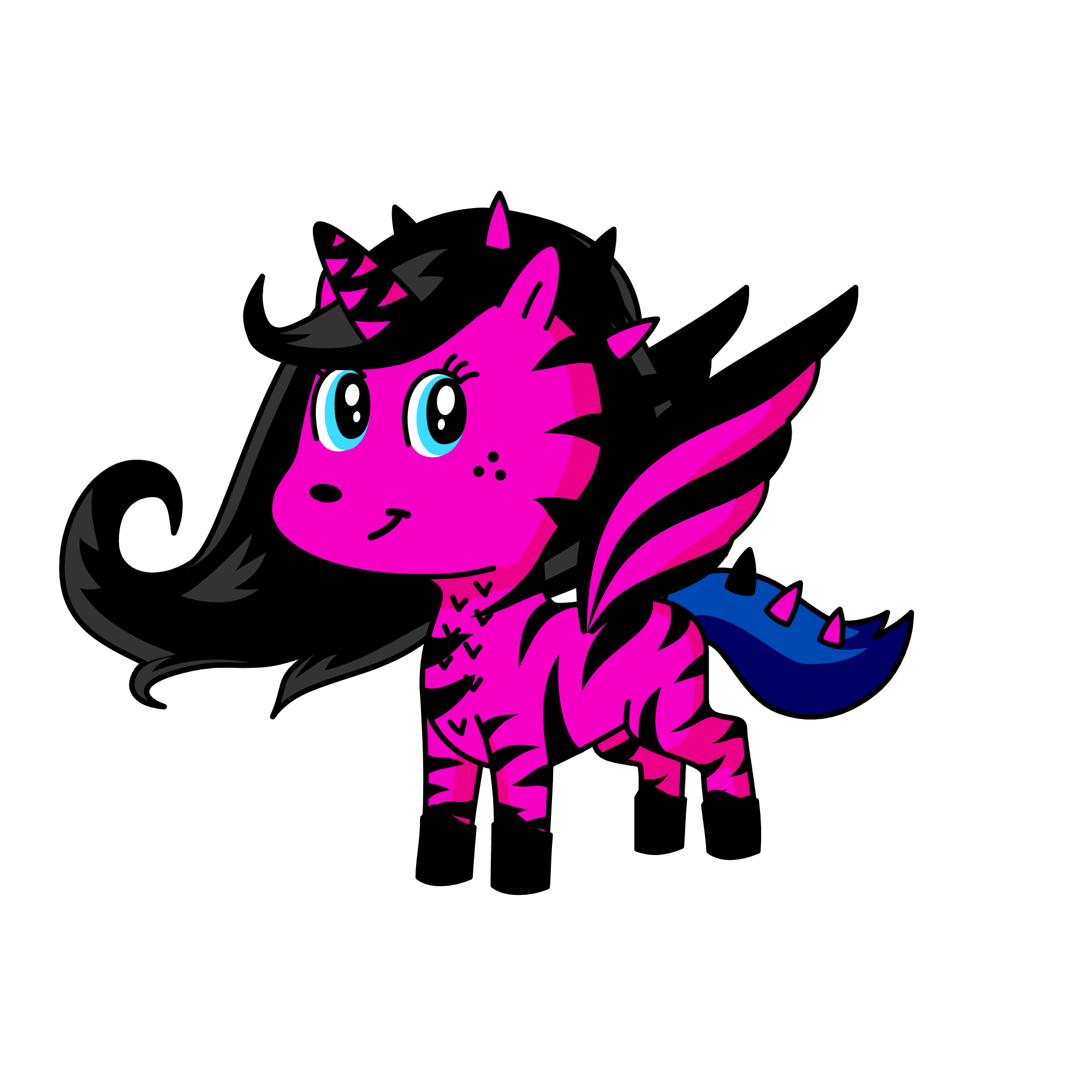 black pink , the unicorn