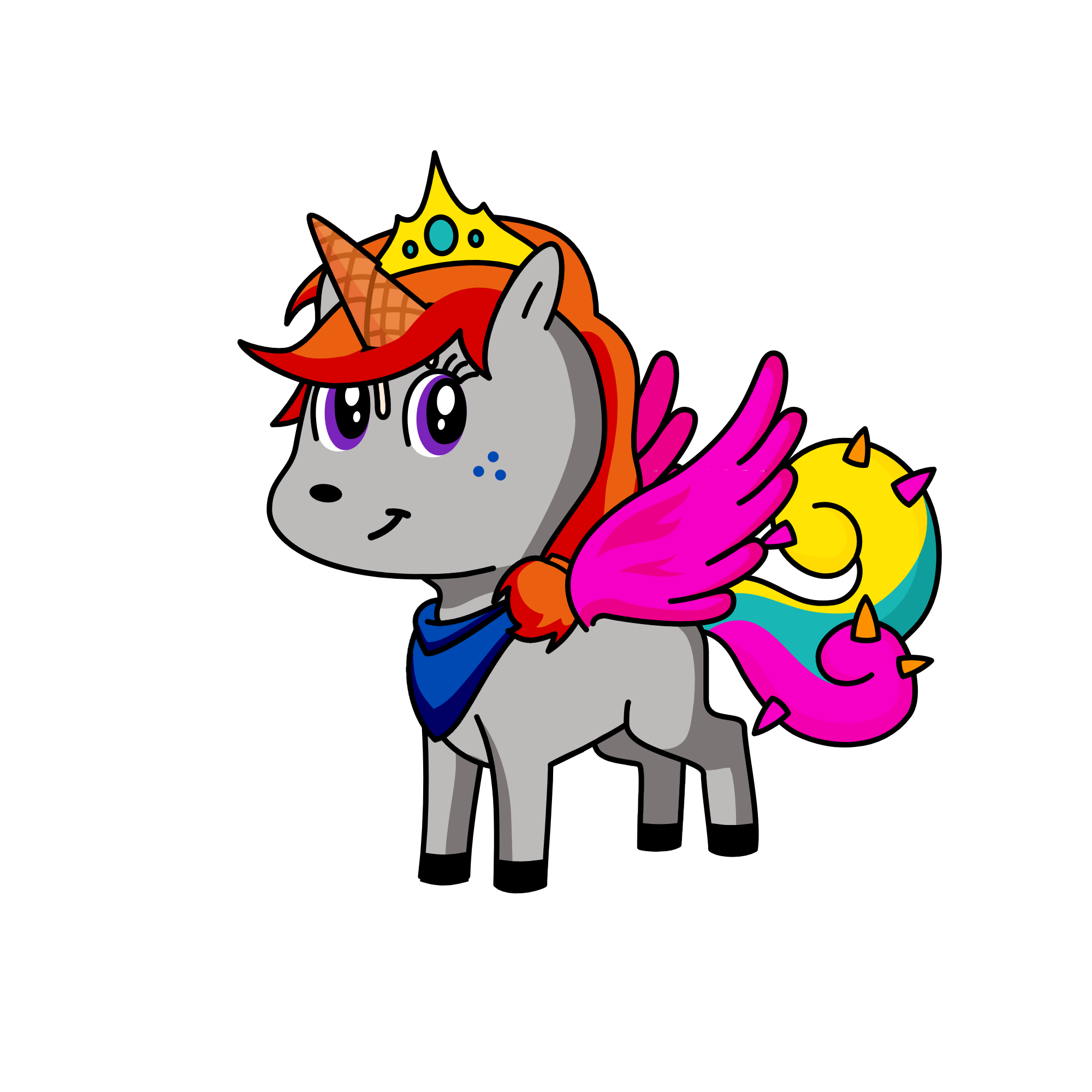 princess, the unicorn