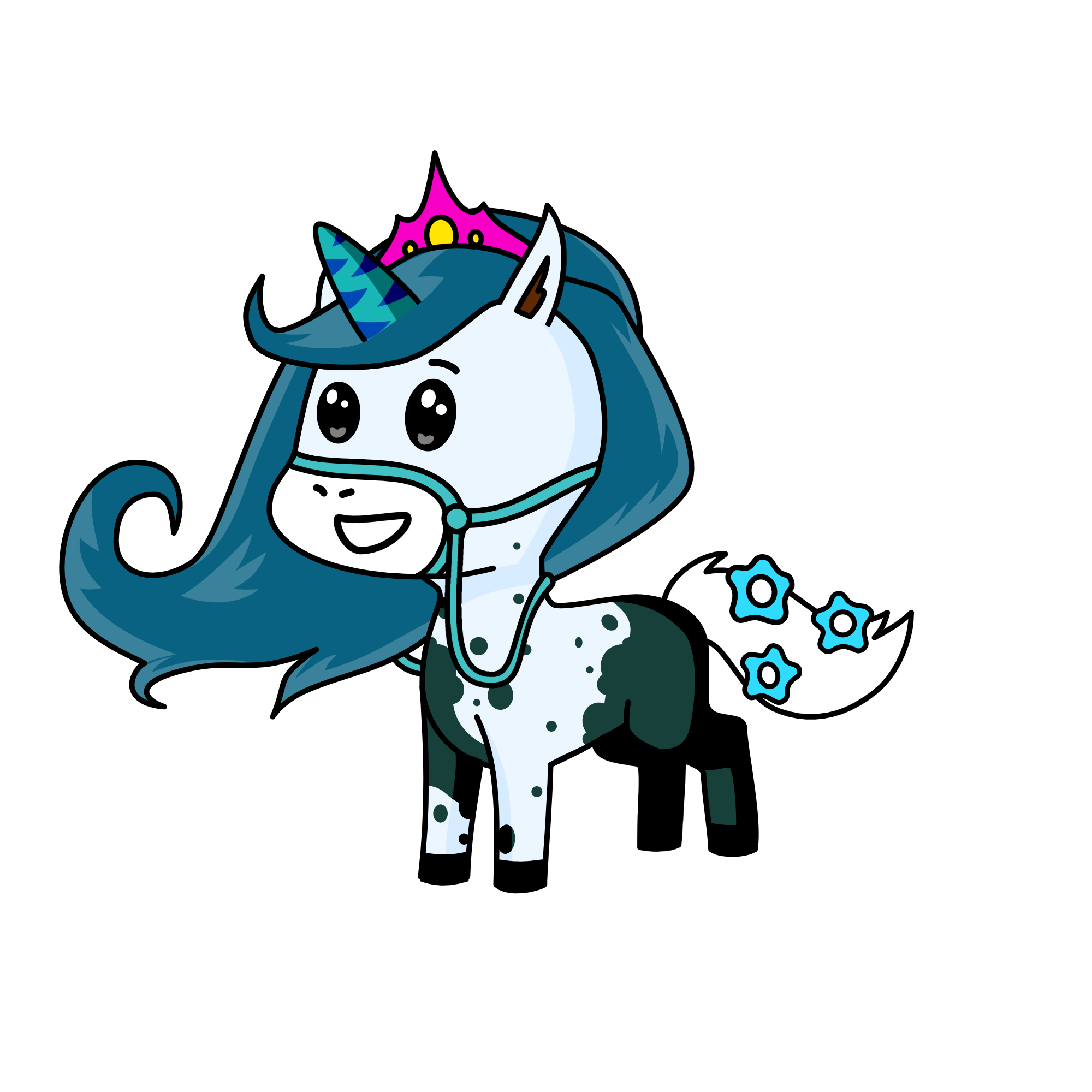 aqua, the unicorn