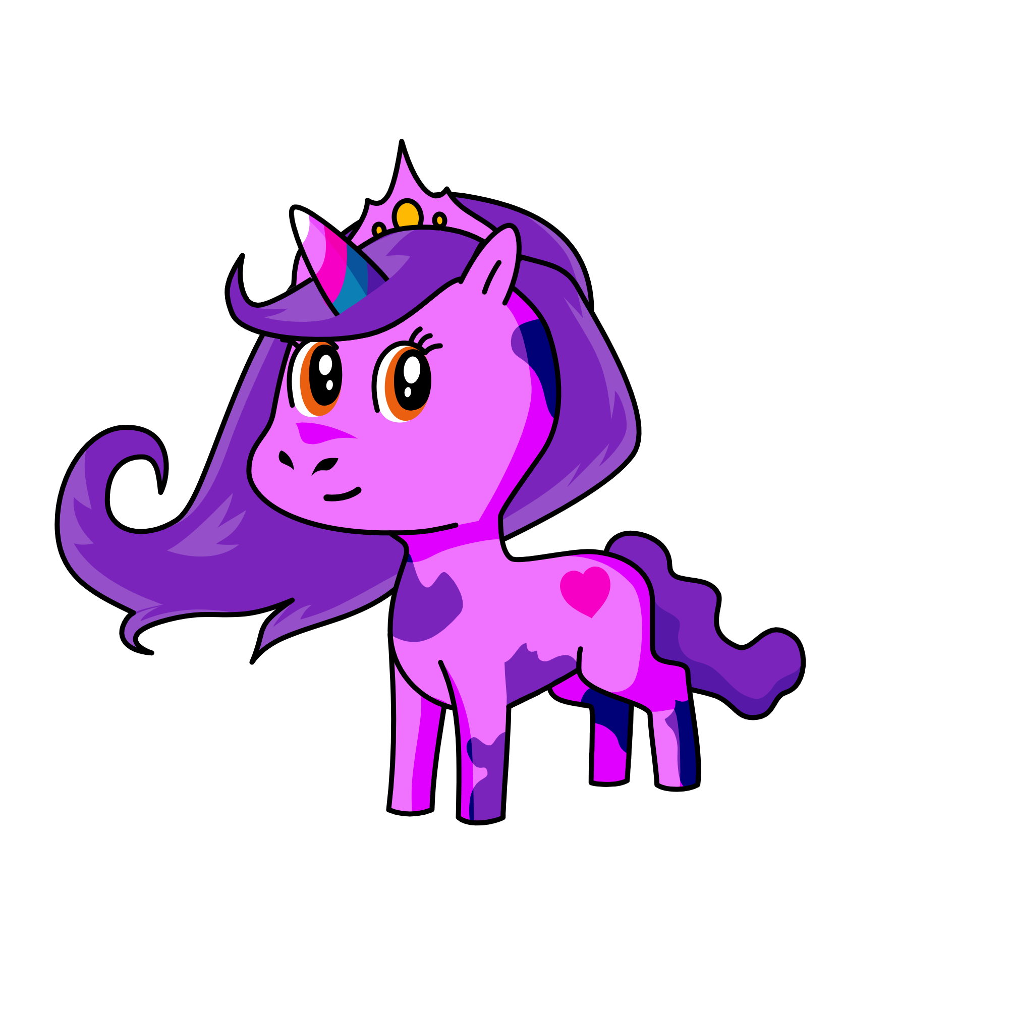 miau, the unicorn