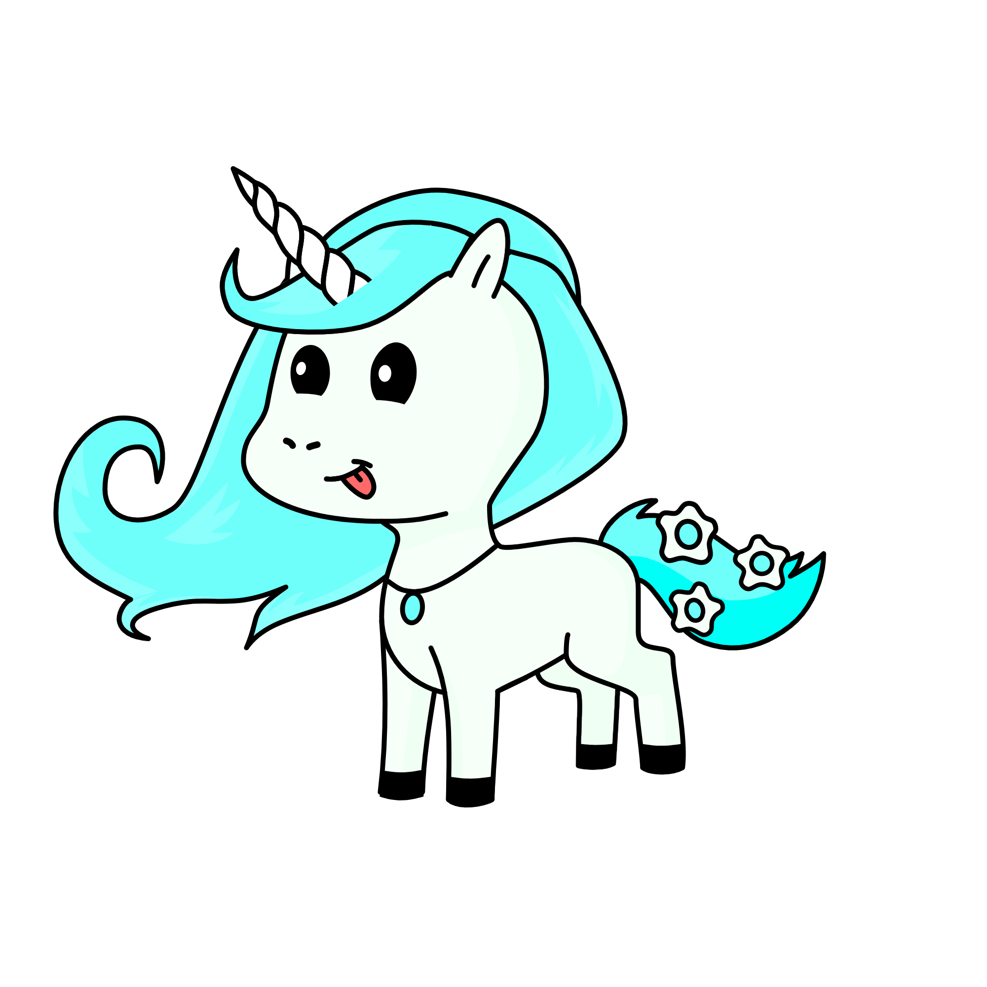Winter, the unicorn