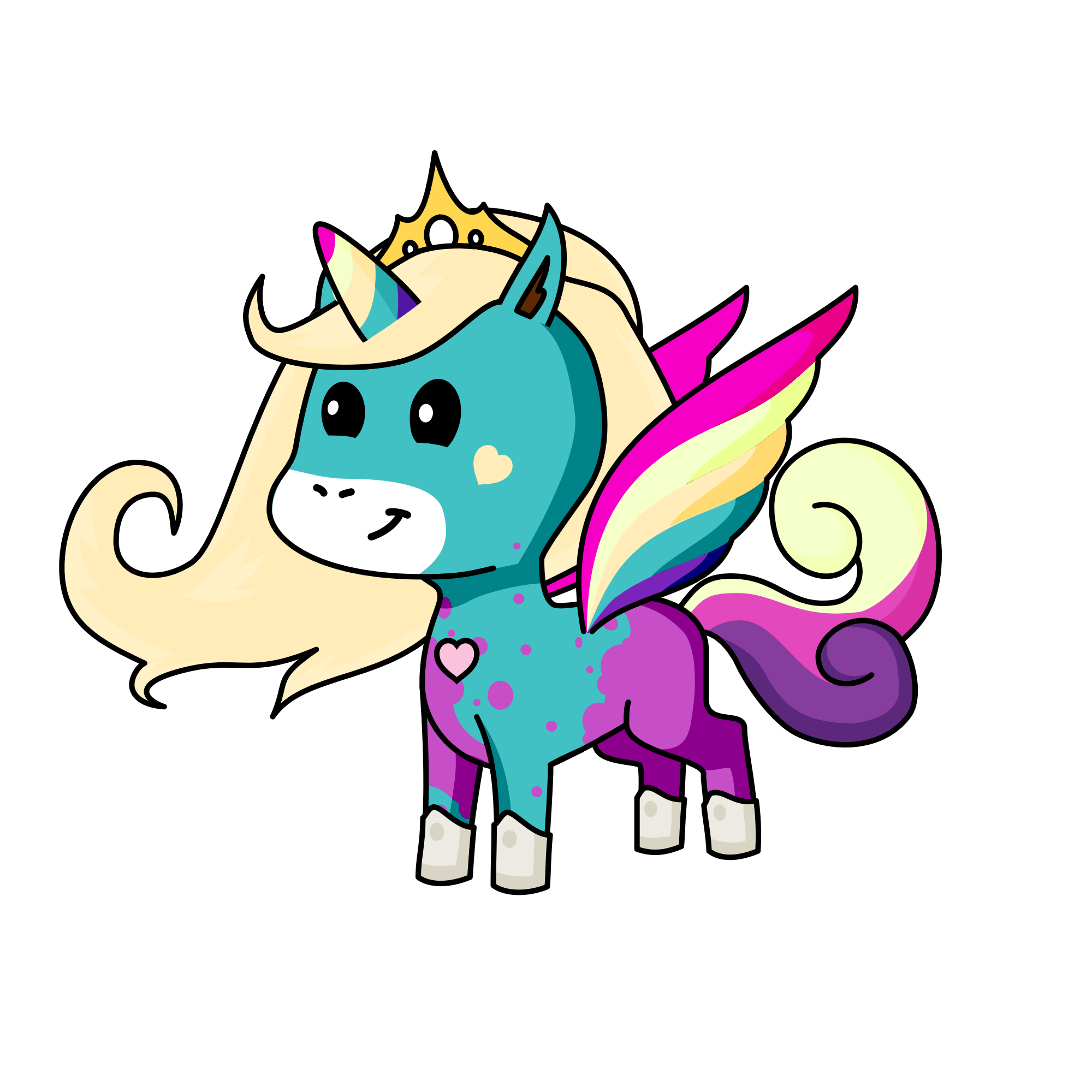 Princess Daylight , the unicorn