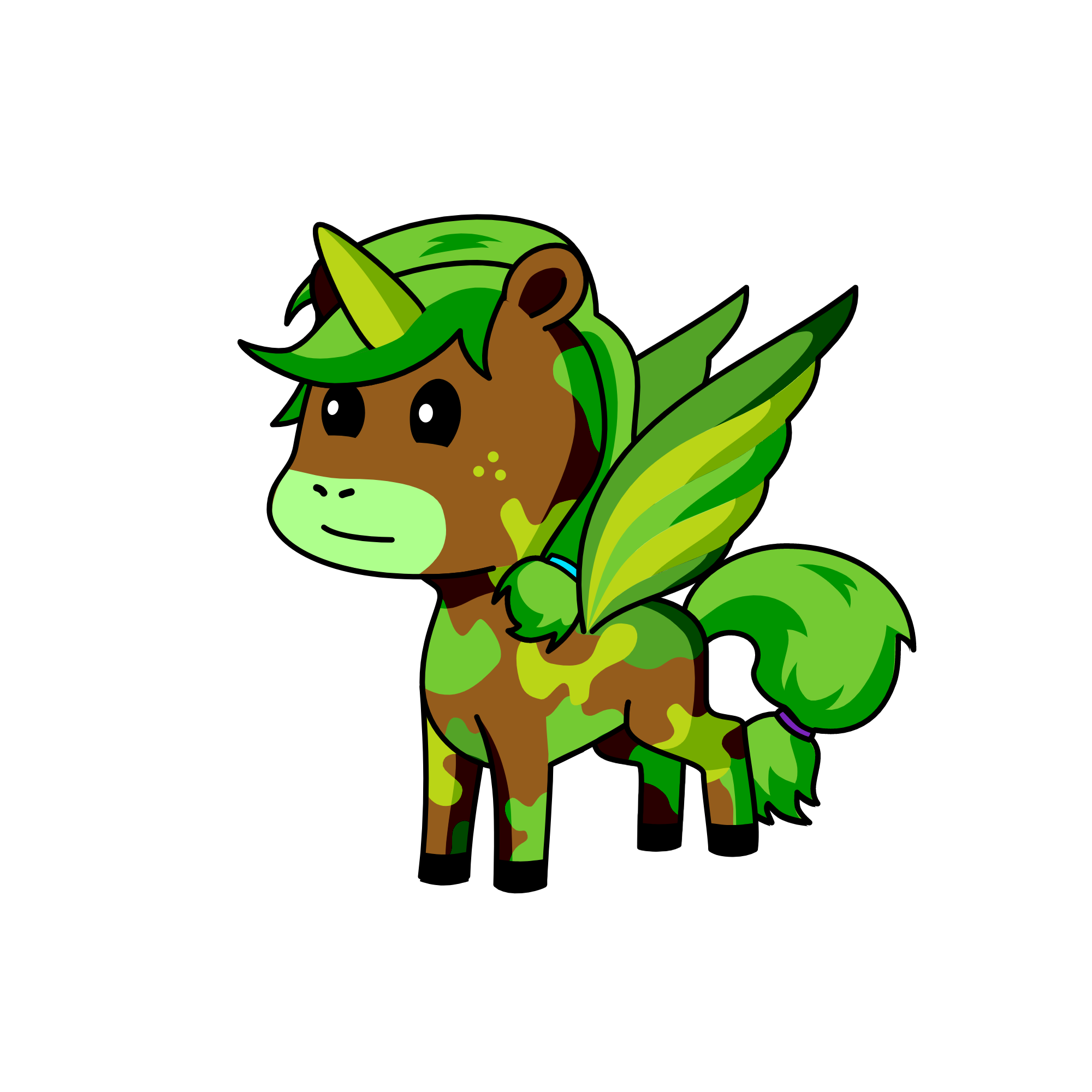 Unicorn of the Forest, the unicorn
