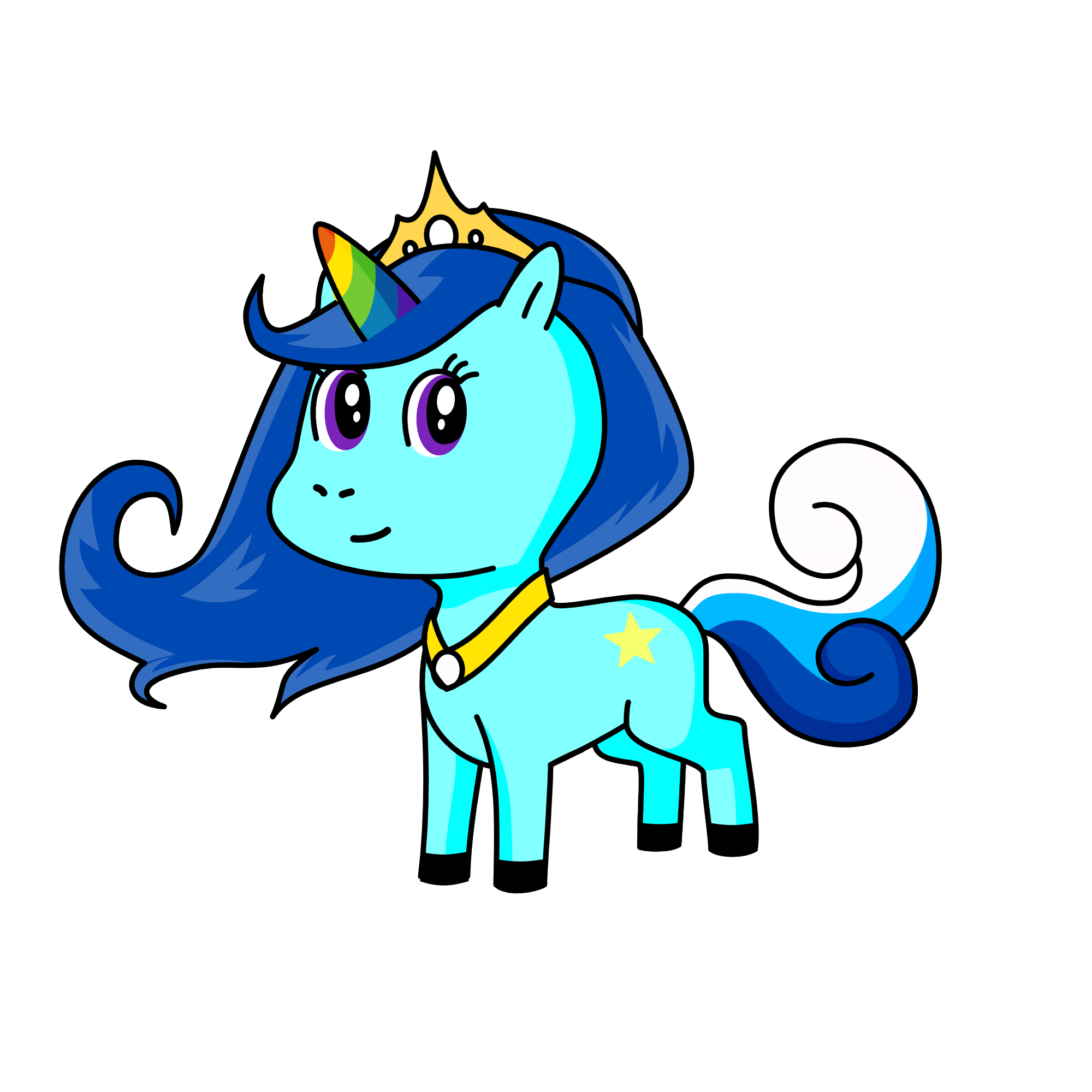 Princess Moonlight, the unicorn