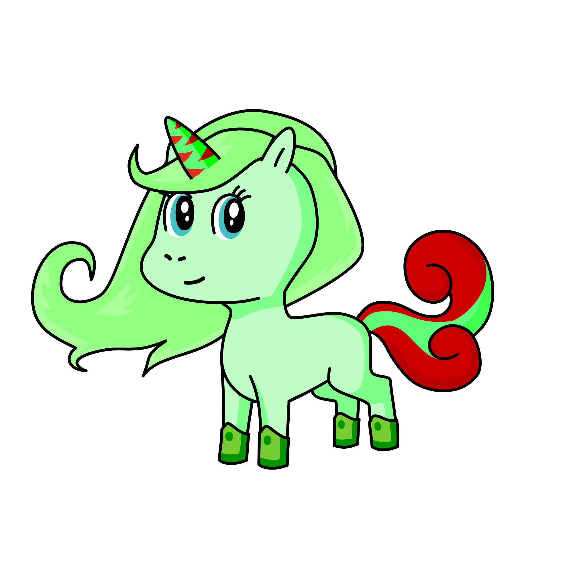 water melon queen, the unicorn