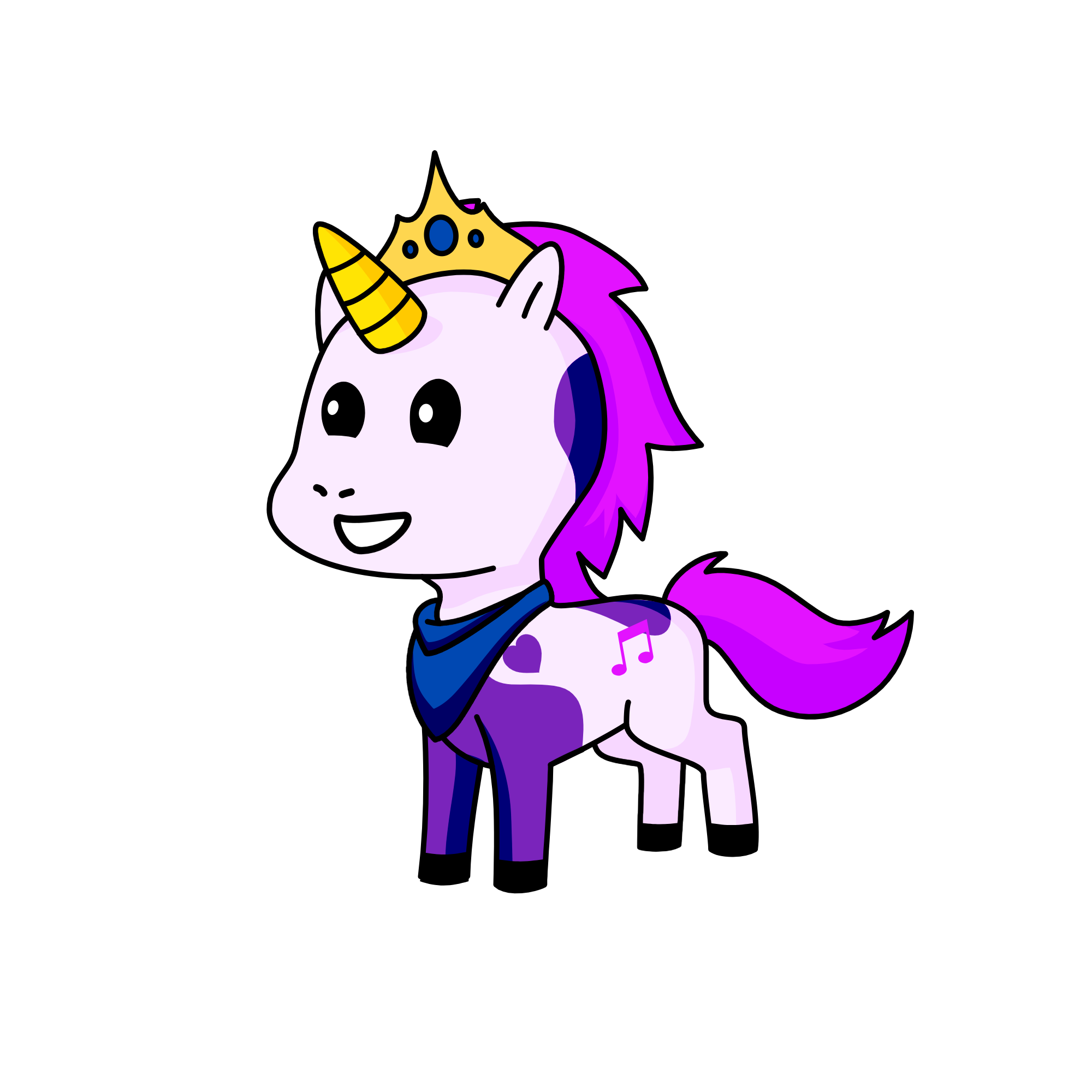 Cutie, the unicorn