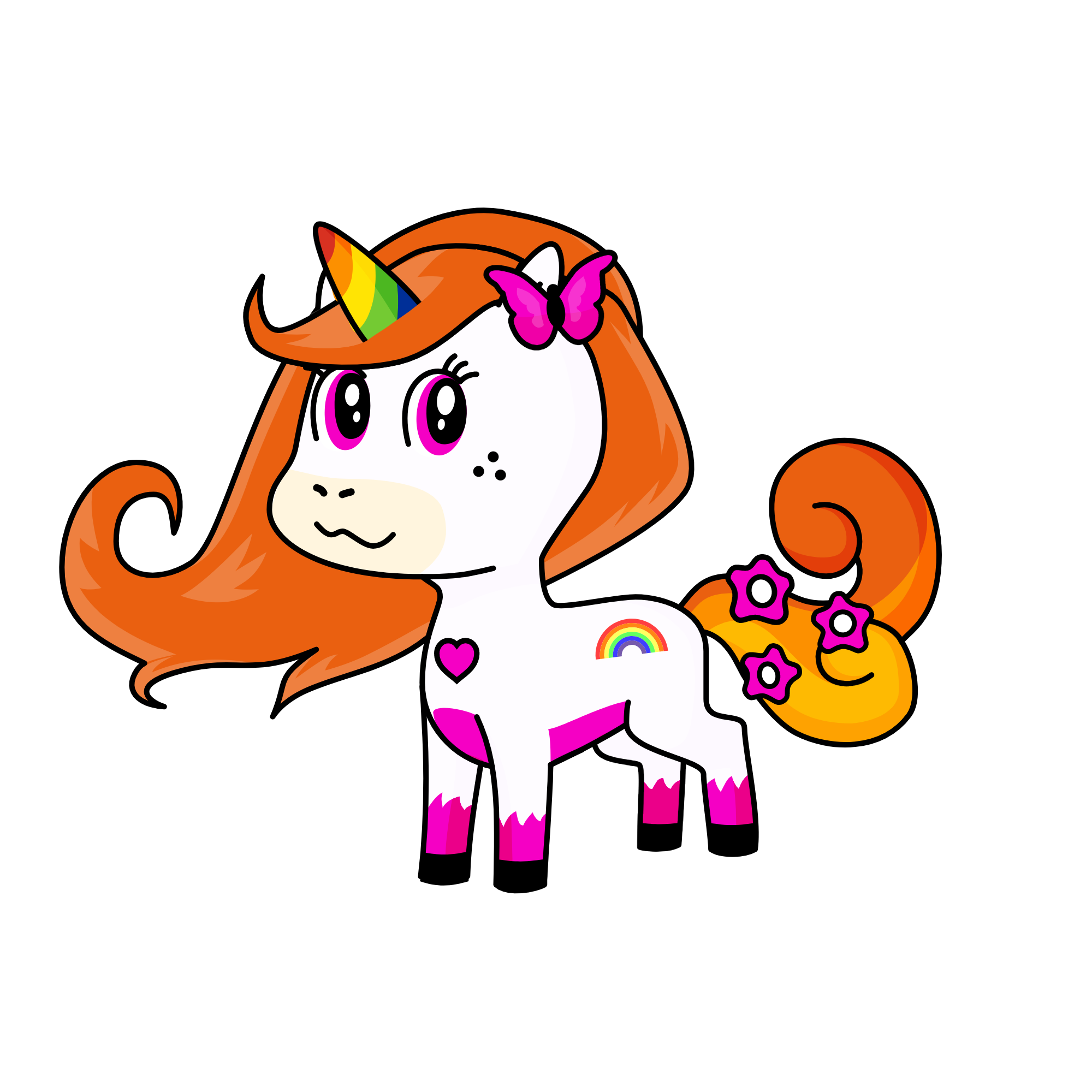 Sky, the unicorn