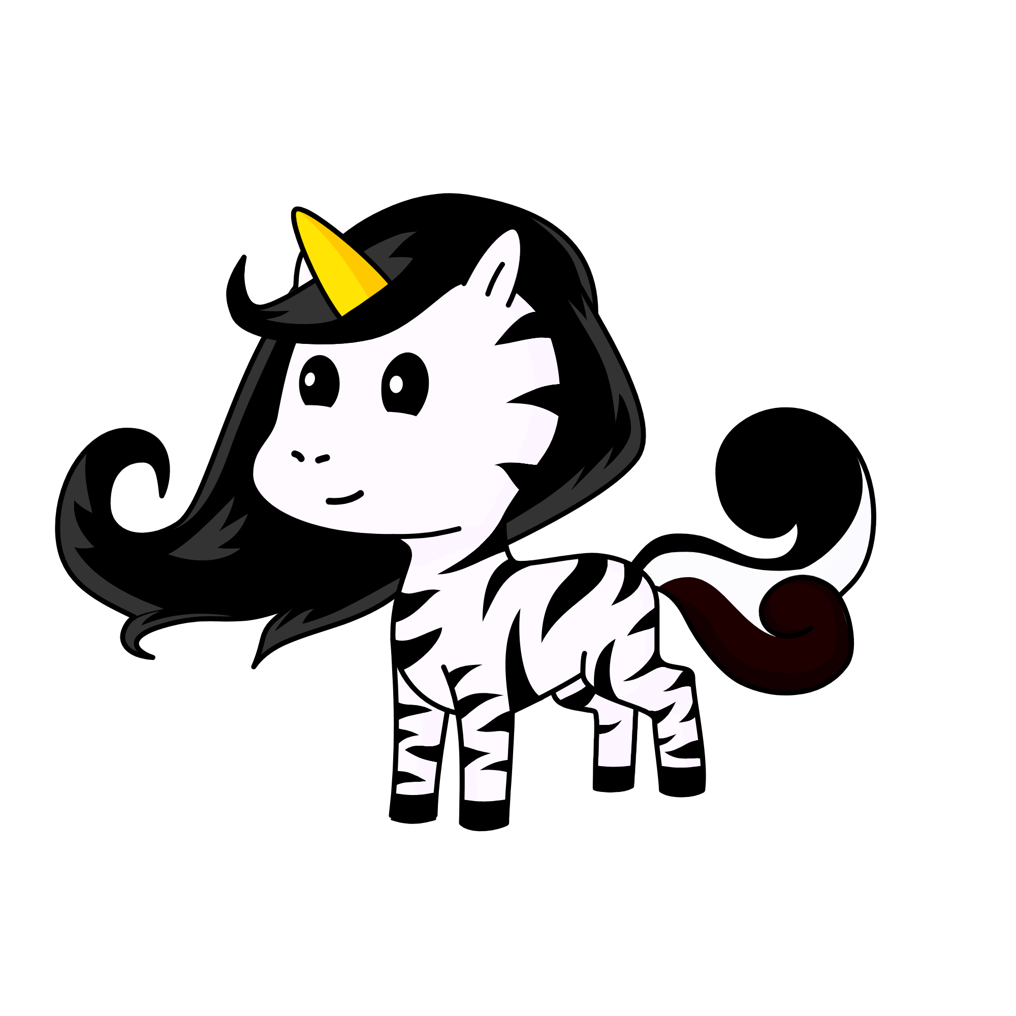 zebra, the unicorn