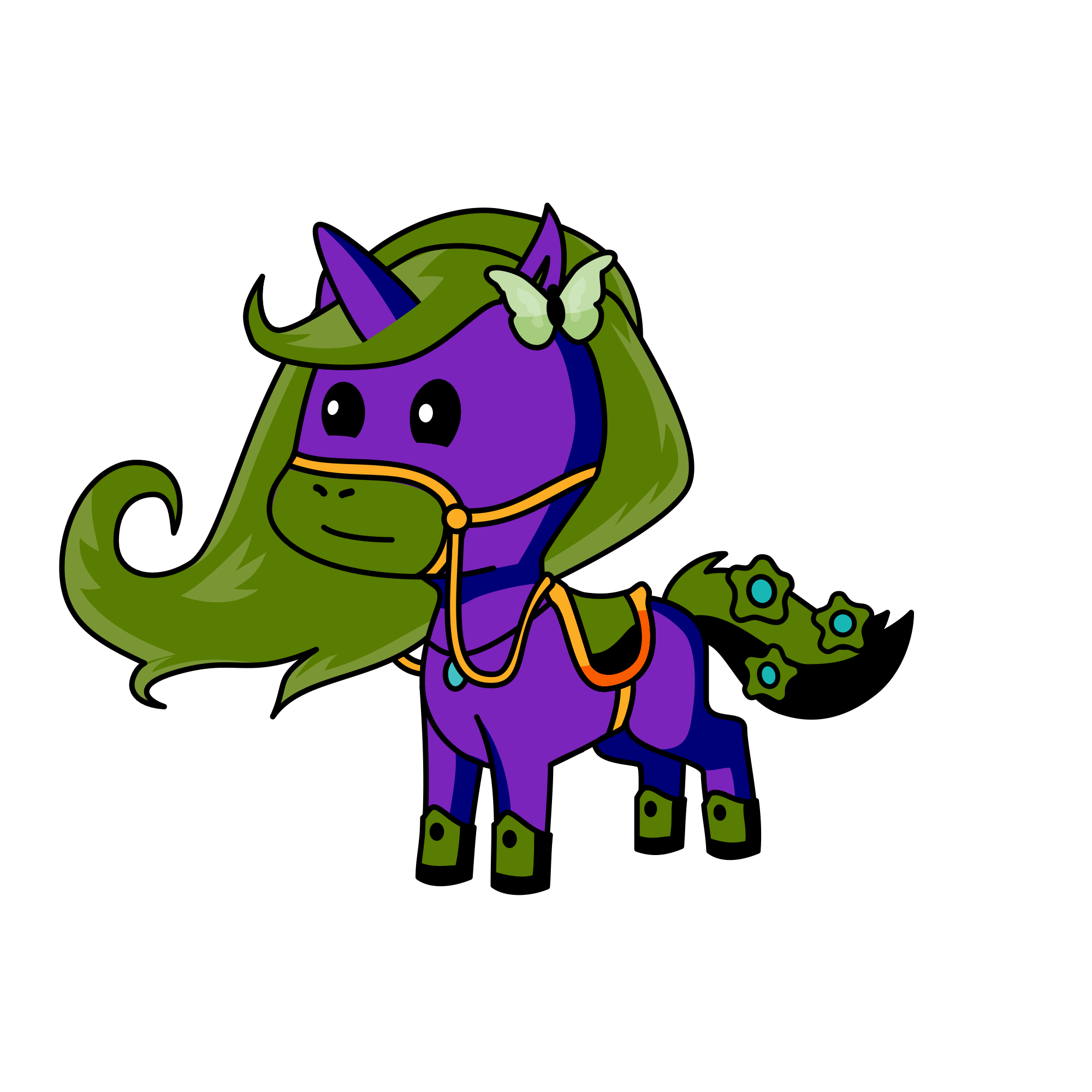 Mossy, the unicorn