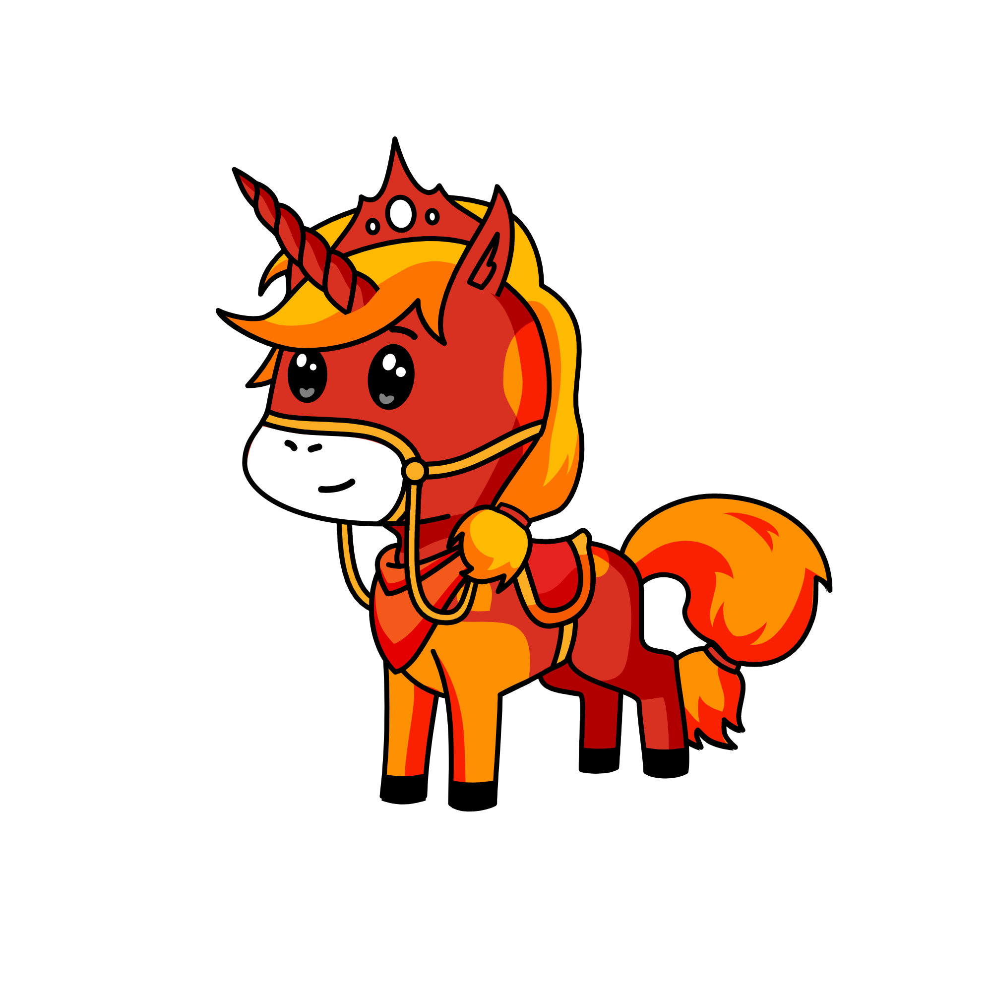 Red, the unicorn