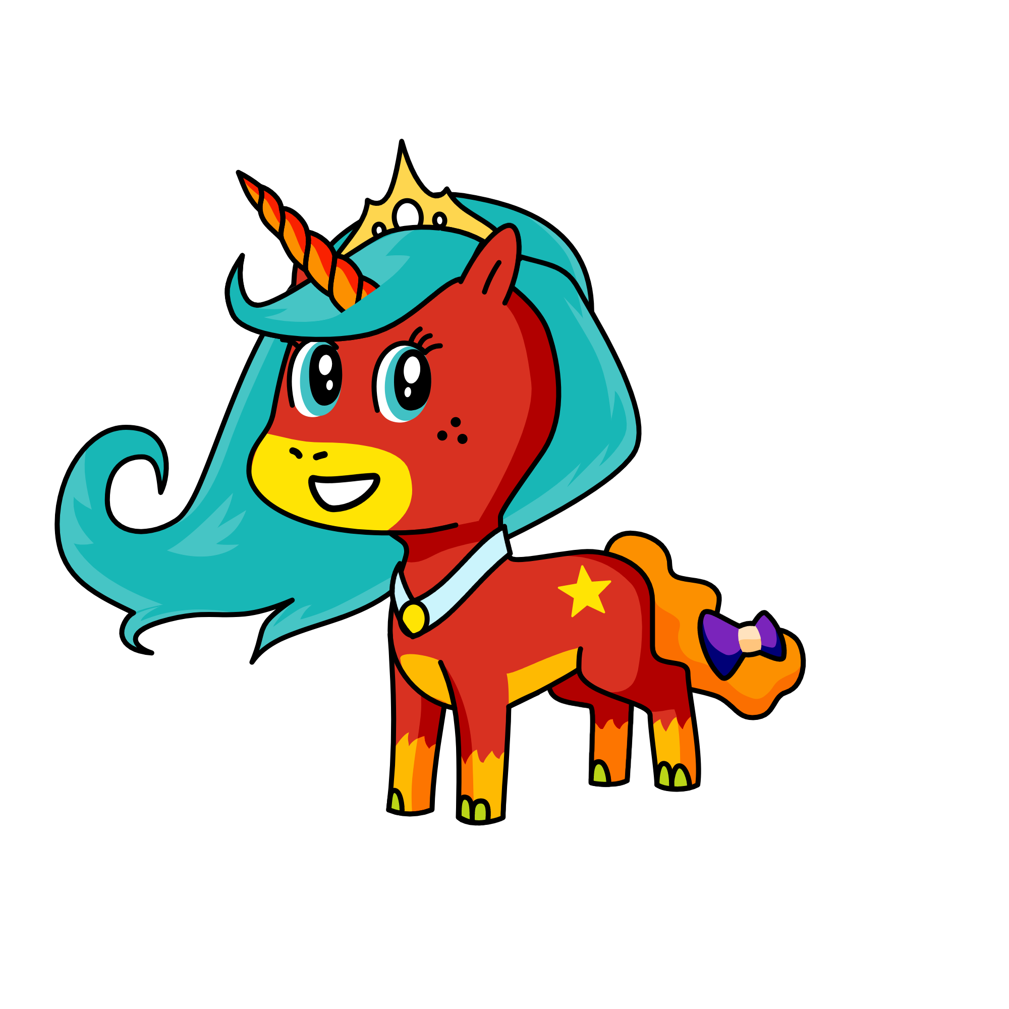 QUEEN 👑 ASMAY, the unicorn