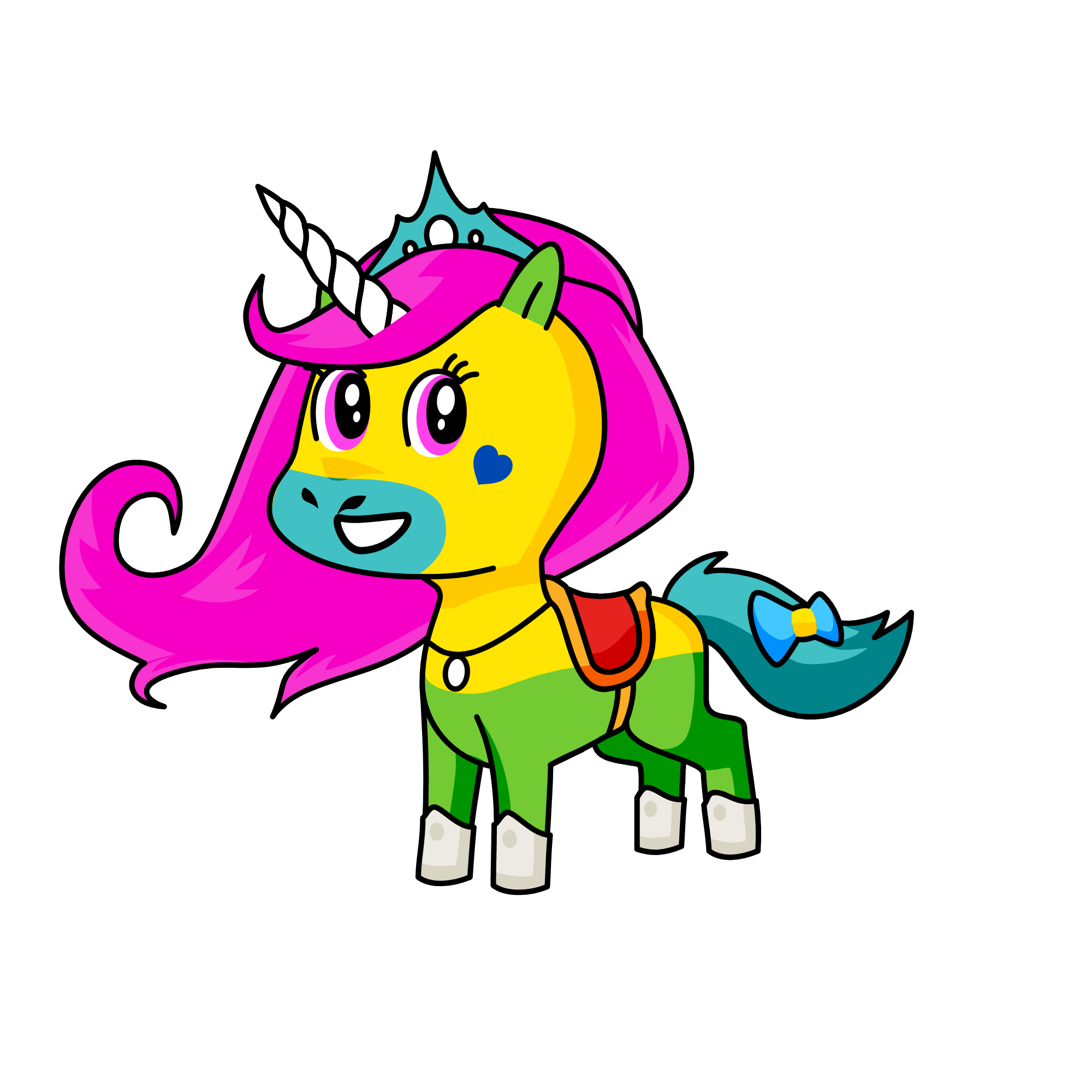 PRINCESS , the unicorn