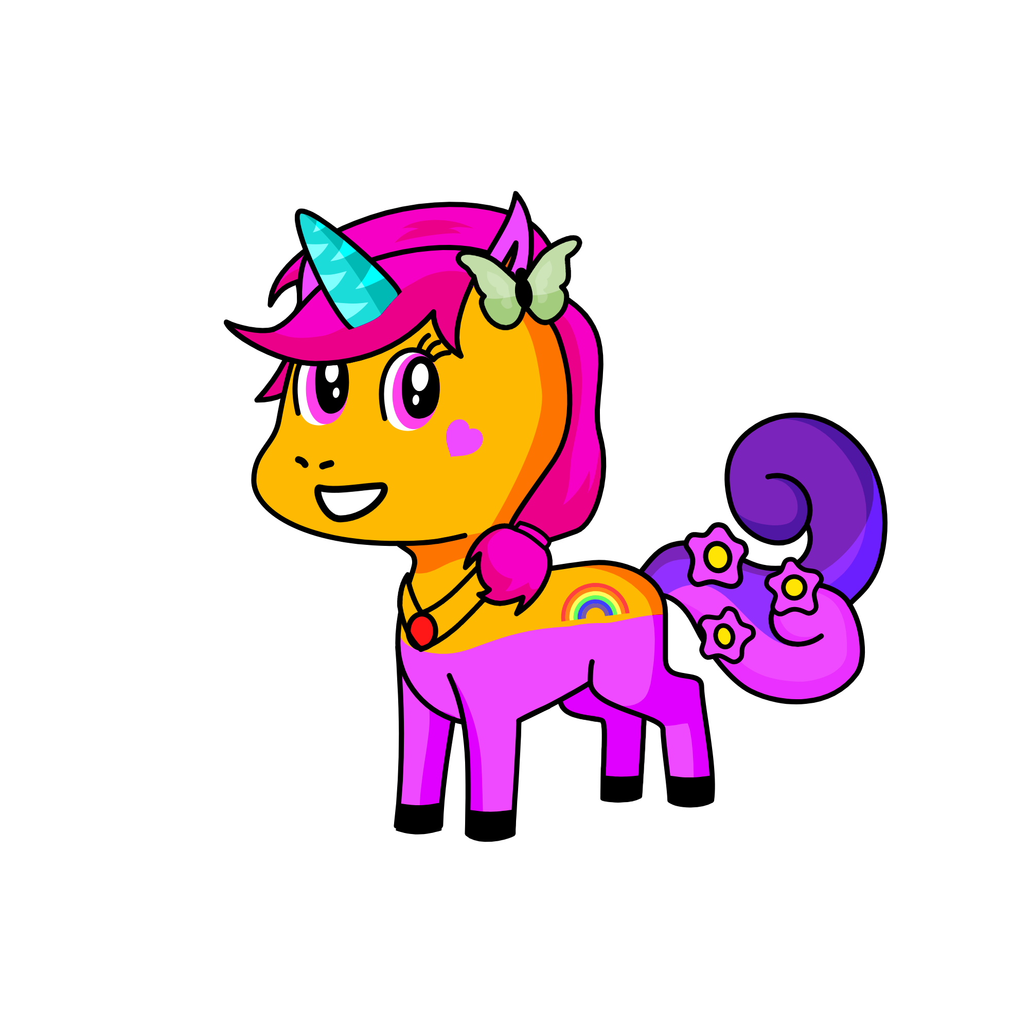 Olivia Belcher, the unicorn