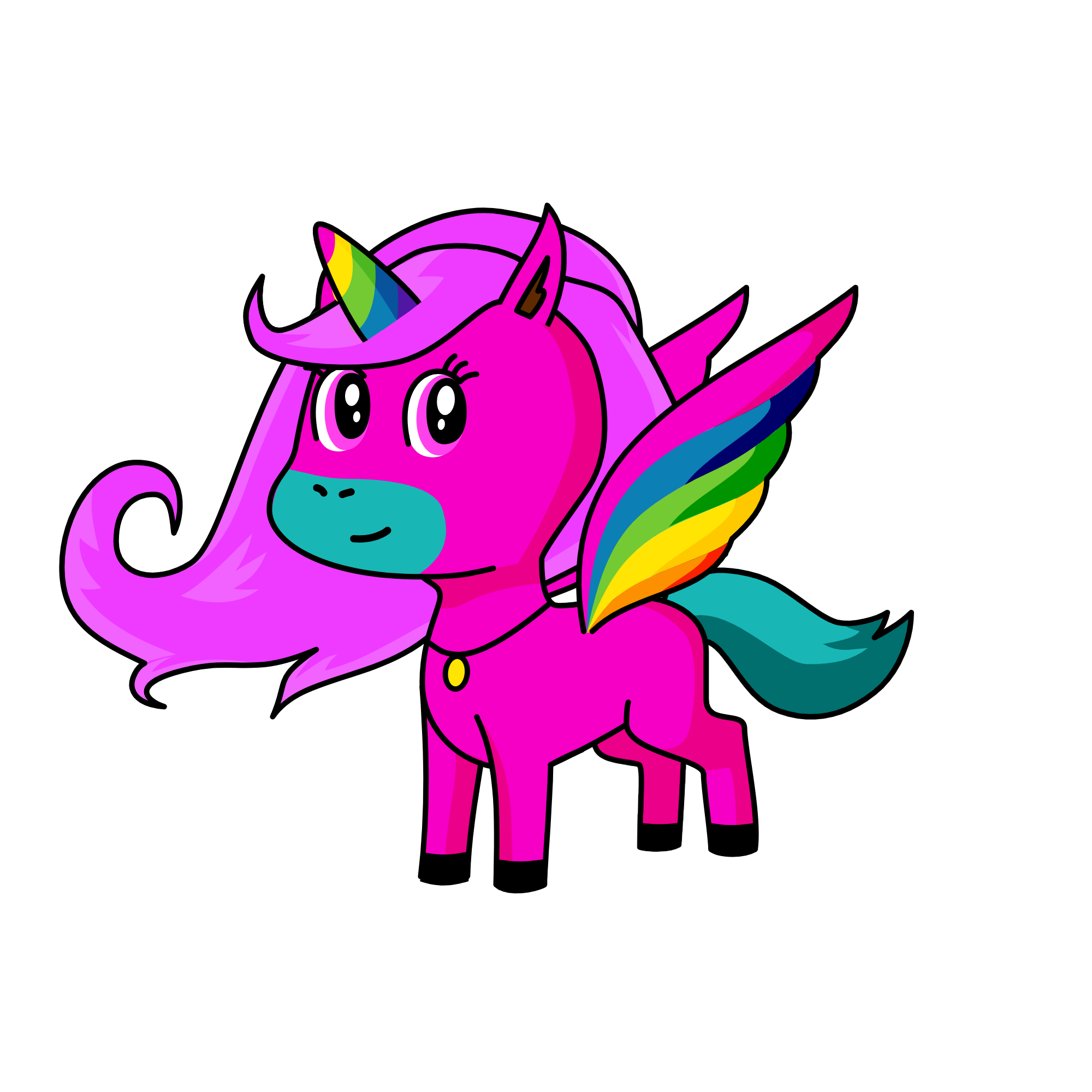 rose, the unicorn