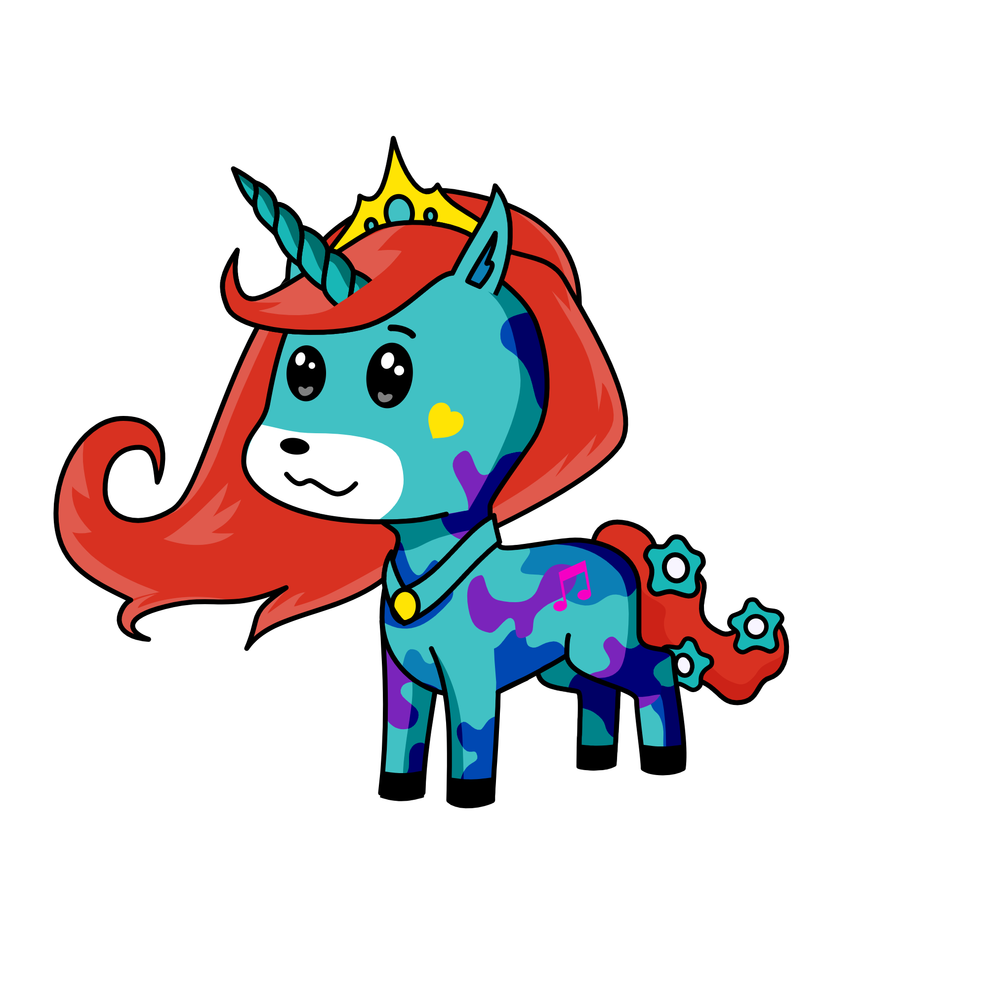 Sky, the unicorn